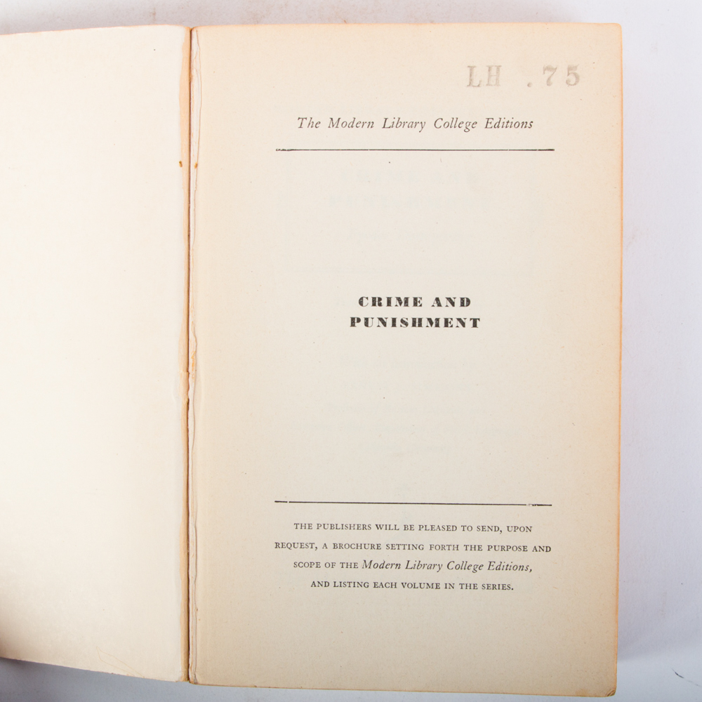 Collection of Vintage Fyodor Dostoyevsky Books