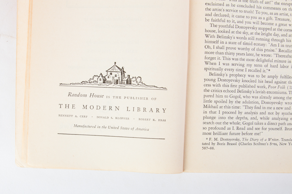 Collection of Vintage Fyodor Dostoyevsky Books