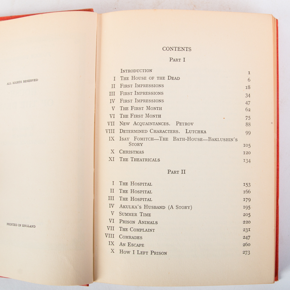 Collection of Vintage Fyodor Dostoyevsky Books