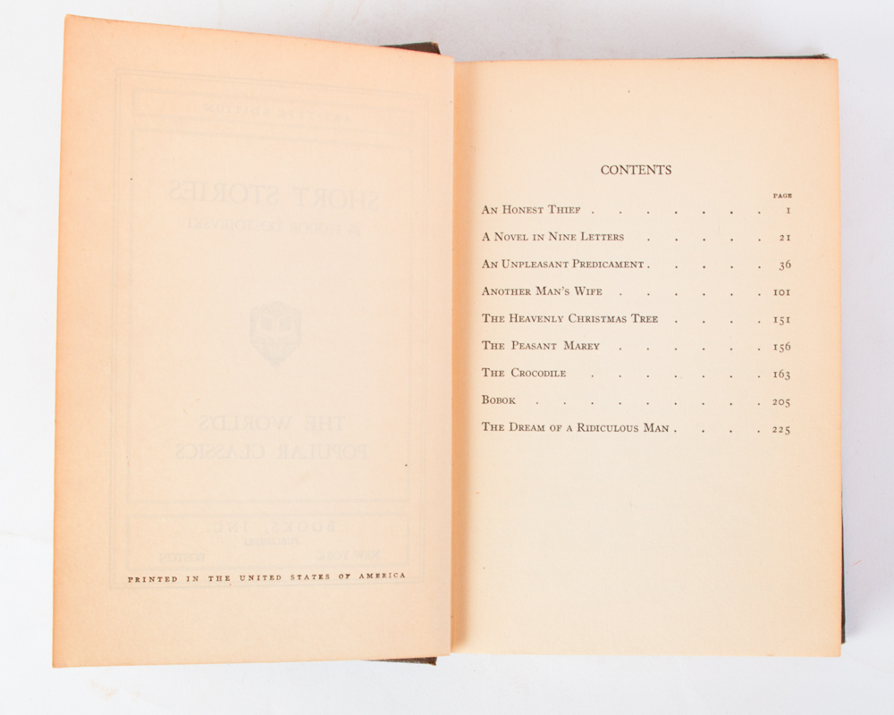 Collection of Vintage Fyodor Dostoyevsky Books