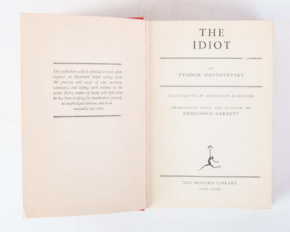 Collection of Vintage Fyodor Dostoyevsky Books