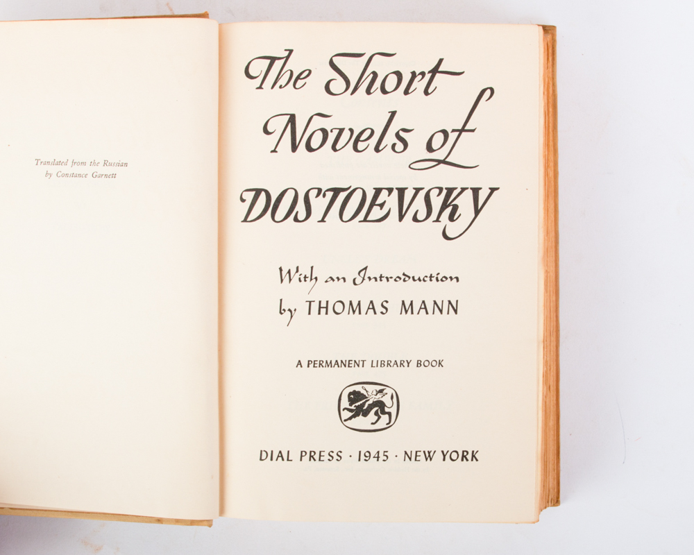 Collection of Vintage Fyodor Dostoyevsky Books