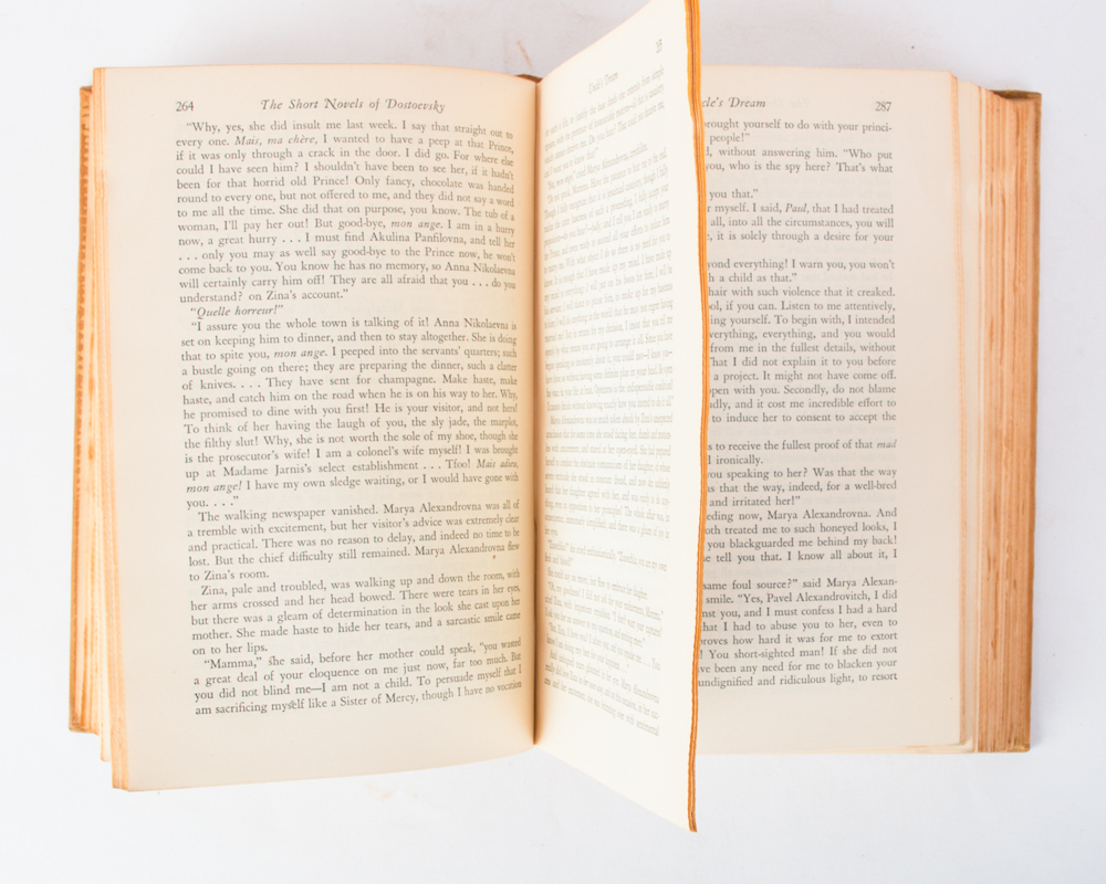 Collection of Vintage Fyodor Dostoyevsky Books