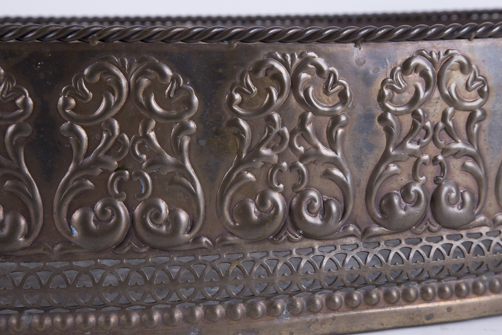 Large Indian Decorative Metal Basket