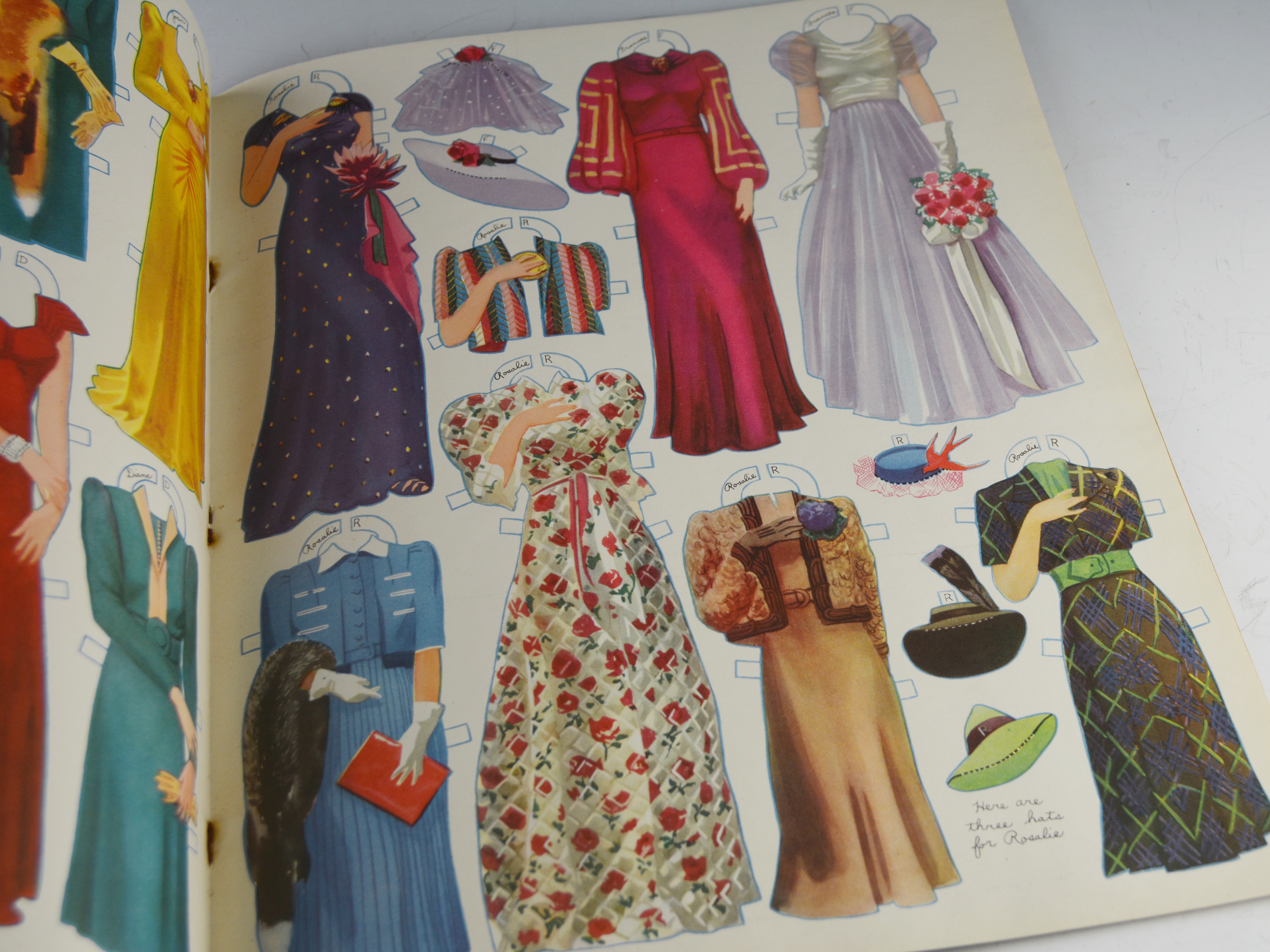 Vintage Uncut 1939 "Double Wedding" Paper Doll Book