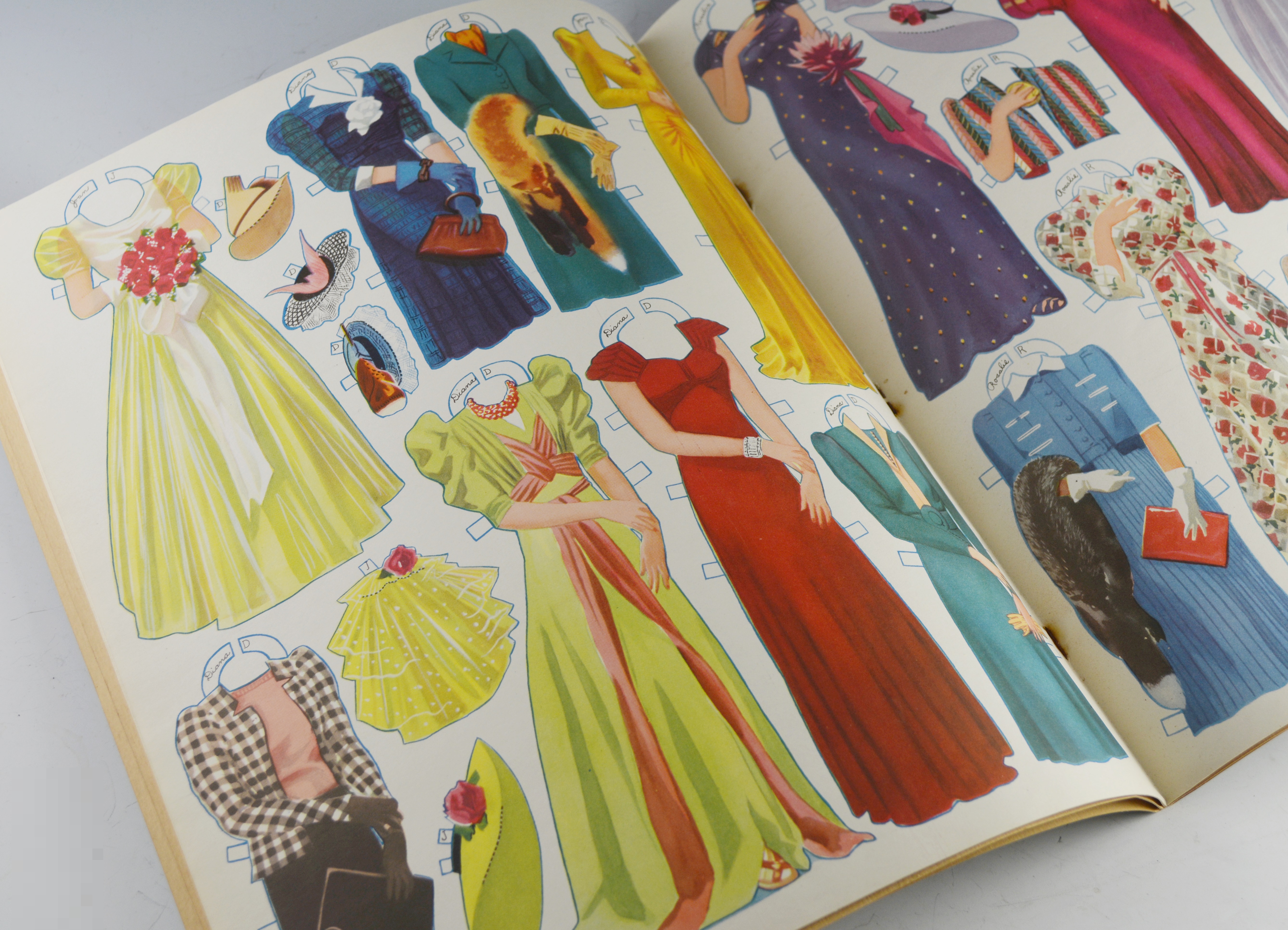 Vintage Uncut 1939 "Double Wedding" Paper Doll Book