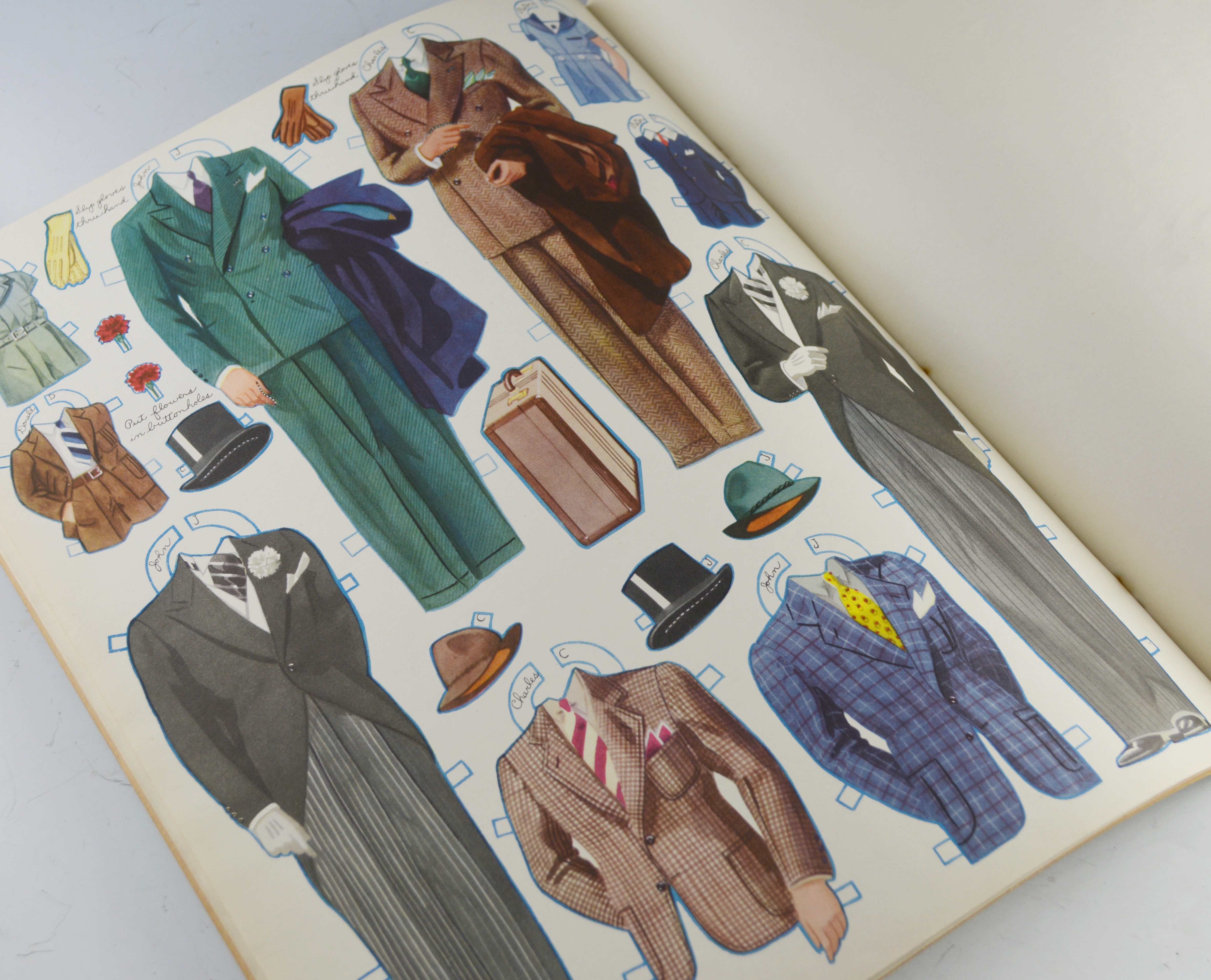 Vintage Uncut 1939 "Double Wedding" Paper Doll Book