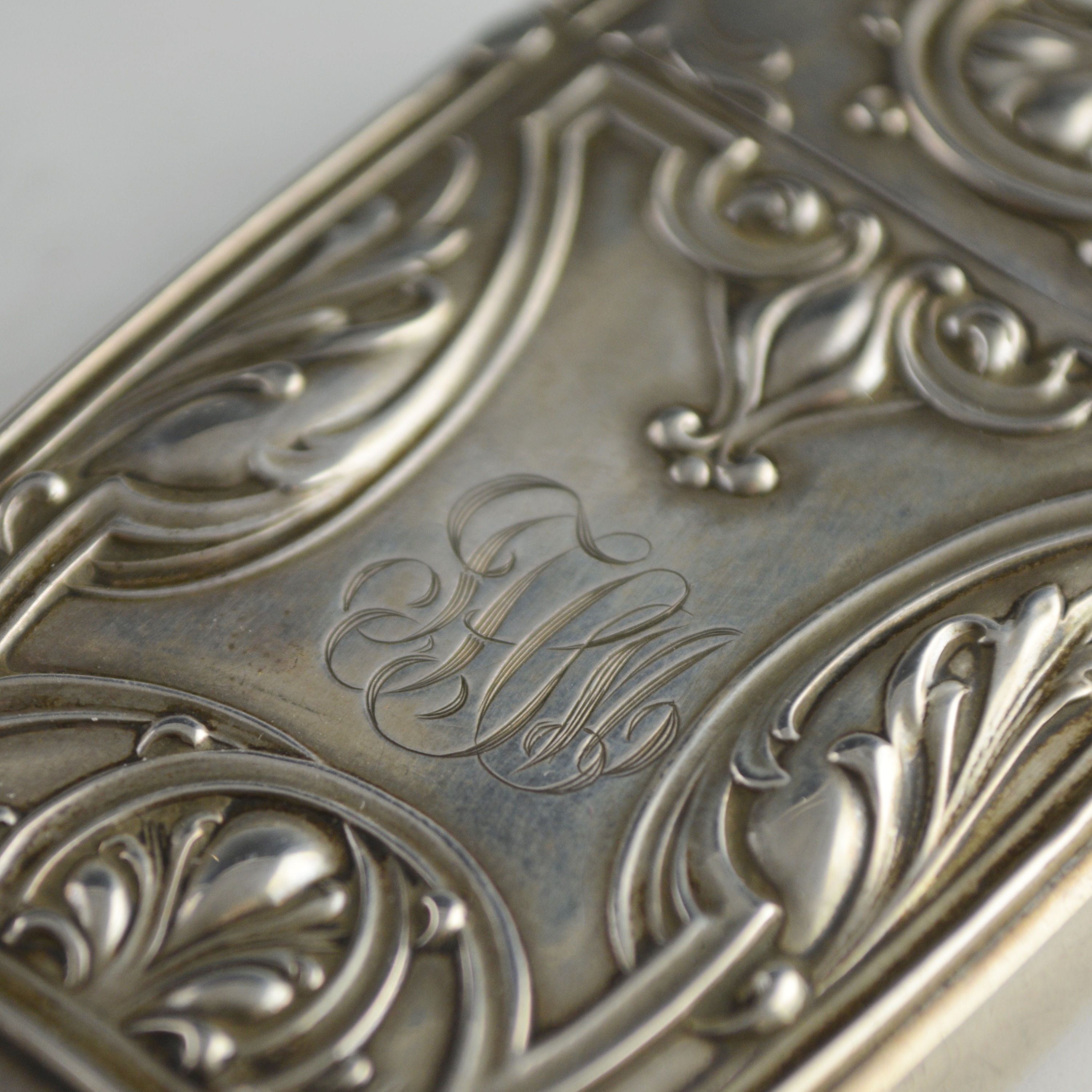 Art Nouveau Sterling Silver Match Safe by R. Blackinton & Company
