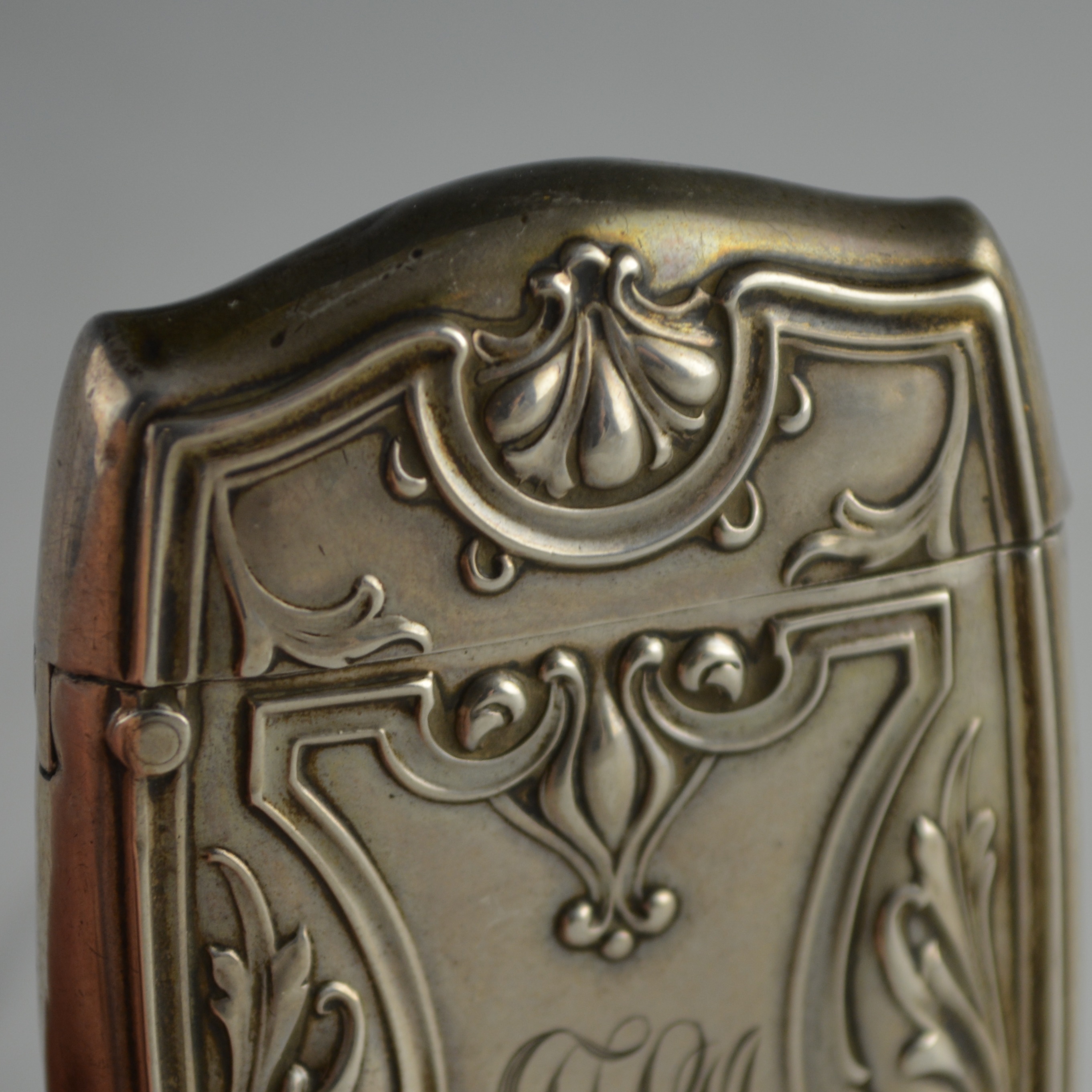 Art Nouveau Sterling Silver Match Safe by R. Blackinton & Company