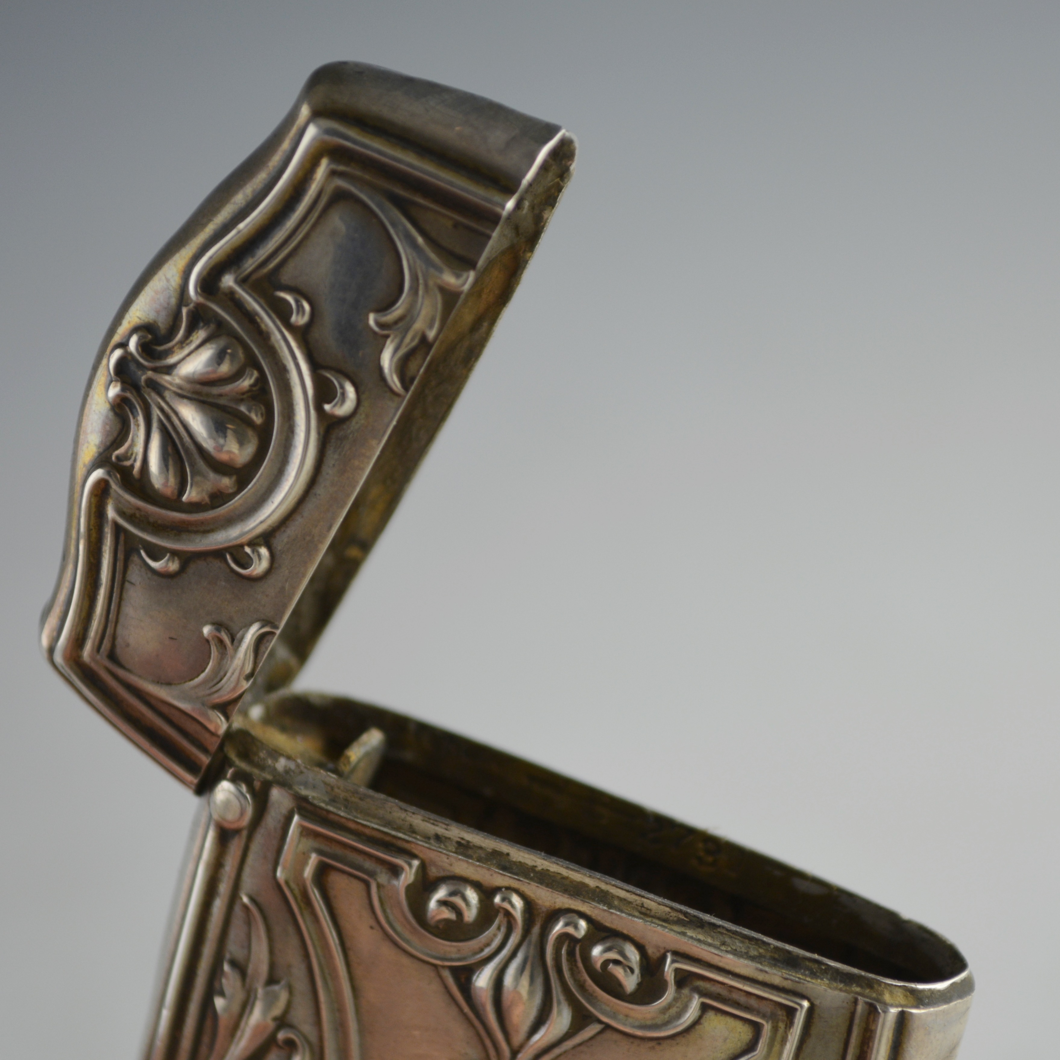 Art Nouveau Sterling Silver Match Safe by R. Blackinton & Company