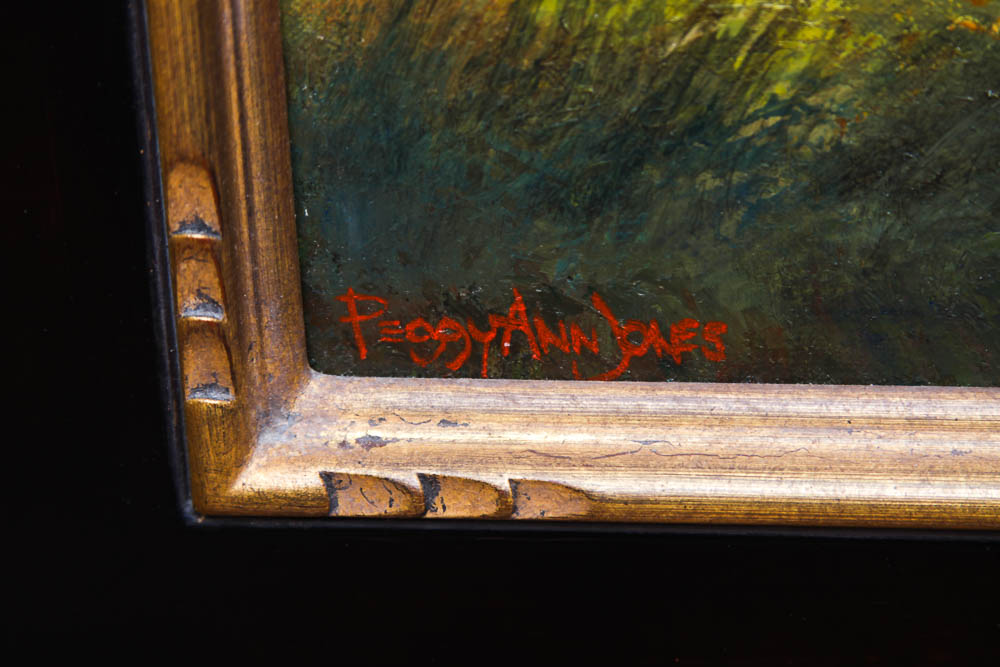 Peggy Ann Jones Oil on Canvas Landscape "Magic Kingdom"