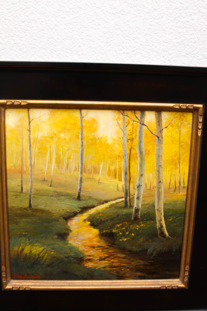 Peggy Ann Jones Oil on Canvas Landscape "Magic Kingdom"