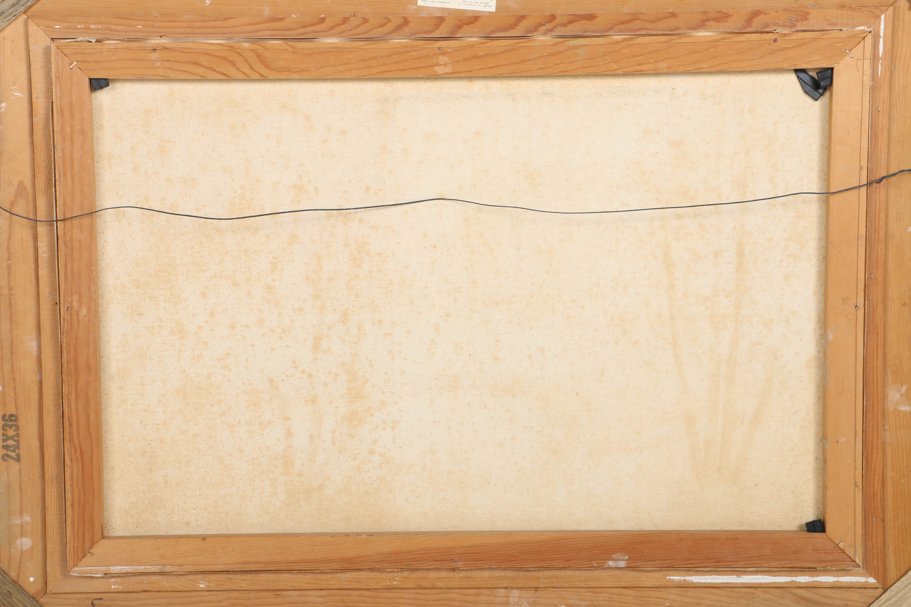 Luba Wiessner Signed Original Oil Painting of a Pastoral Scene