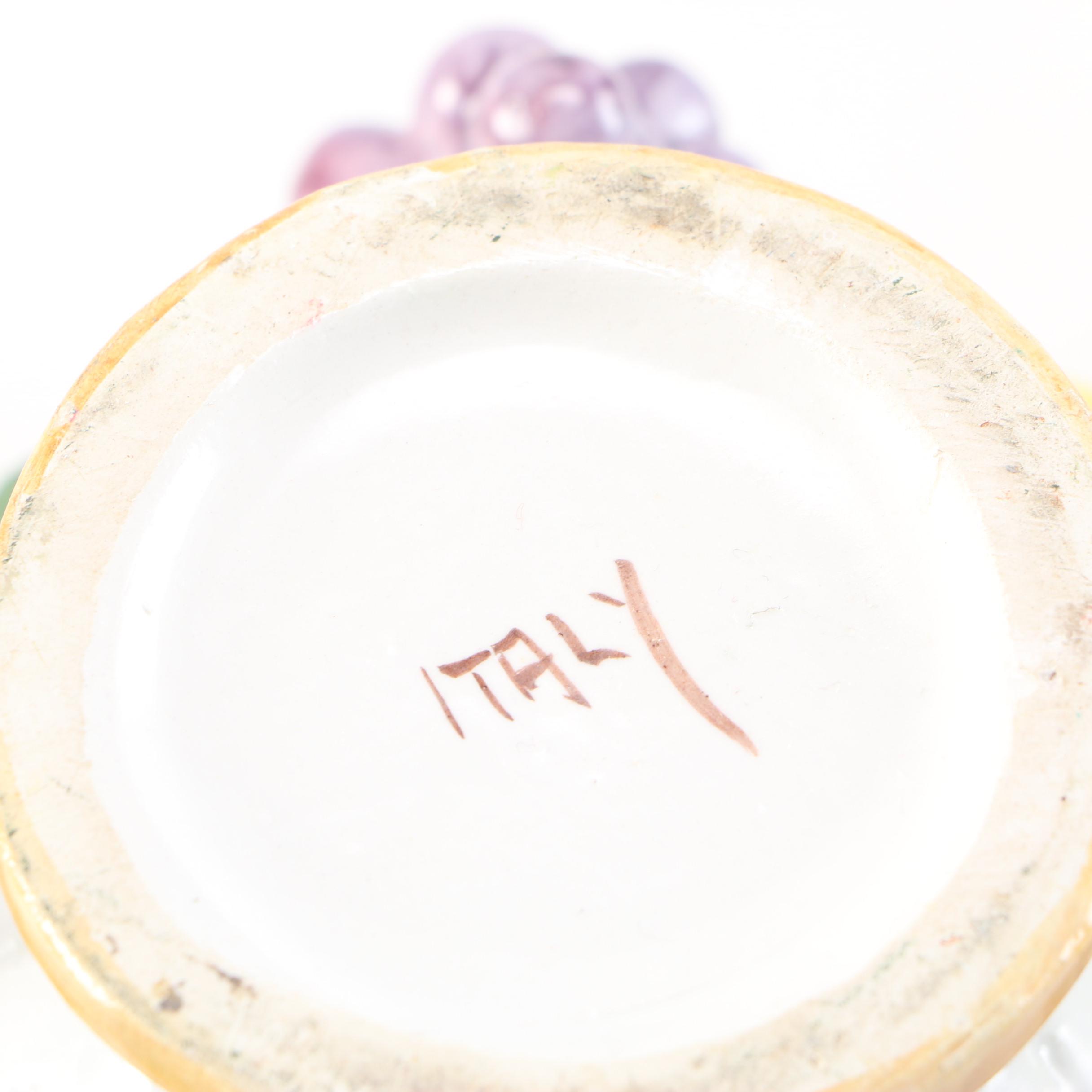 Italian Majolica Rabbit Tureen and Vessels