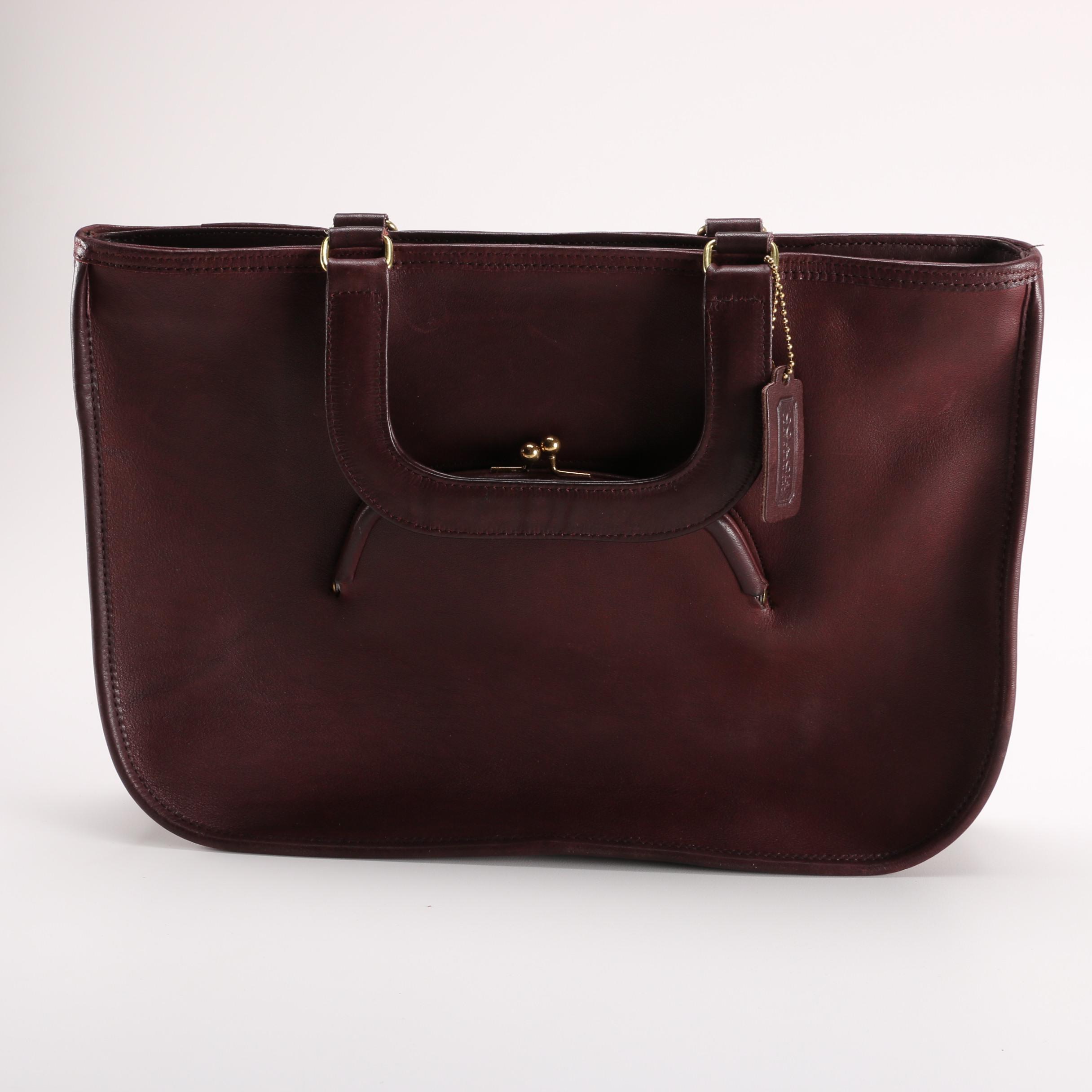 Vintage 1970s Coach Leatherware Handbag