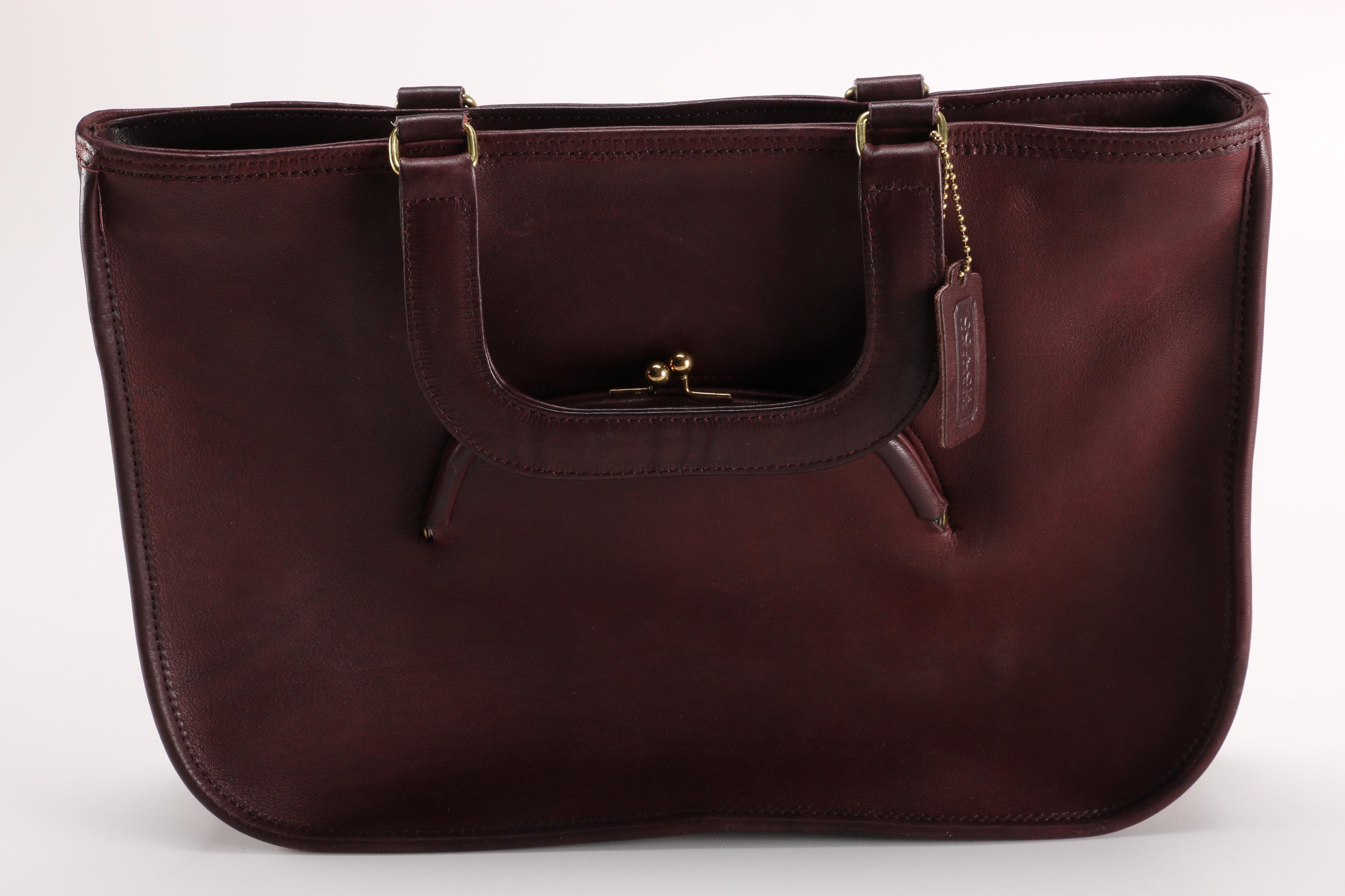 Vintage 1970s Coach Leatherware Handbag