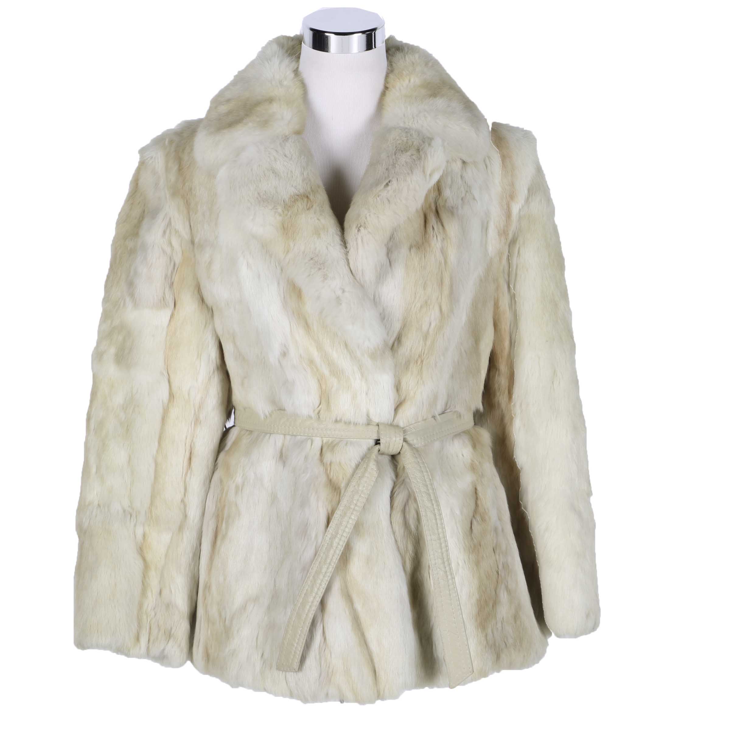 Vintage Elam Rabbit Fur Coat