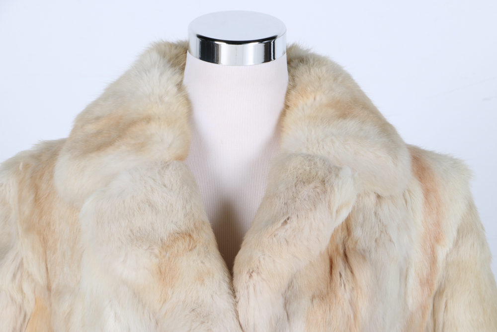 Vintage Elam Rabbit Fur Coat