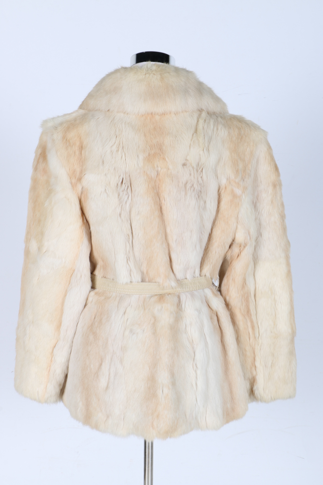 Vintage Elam Rabbit Fur Coat