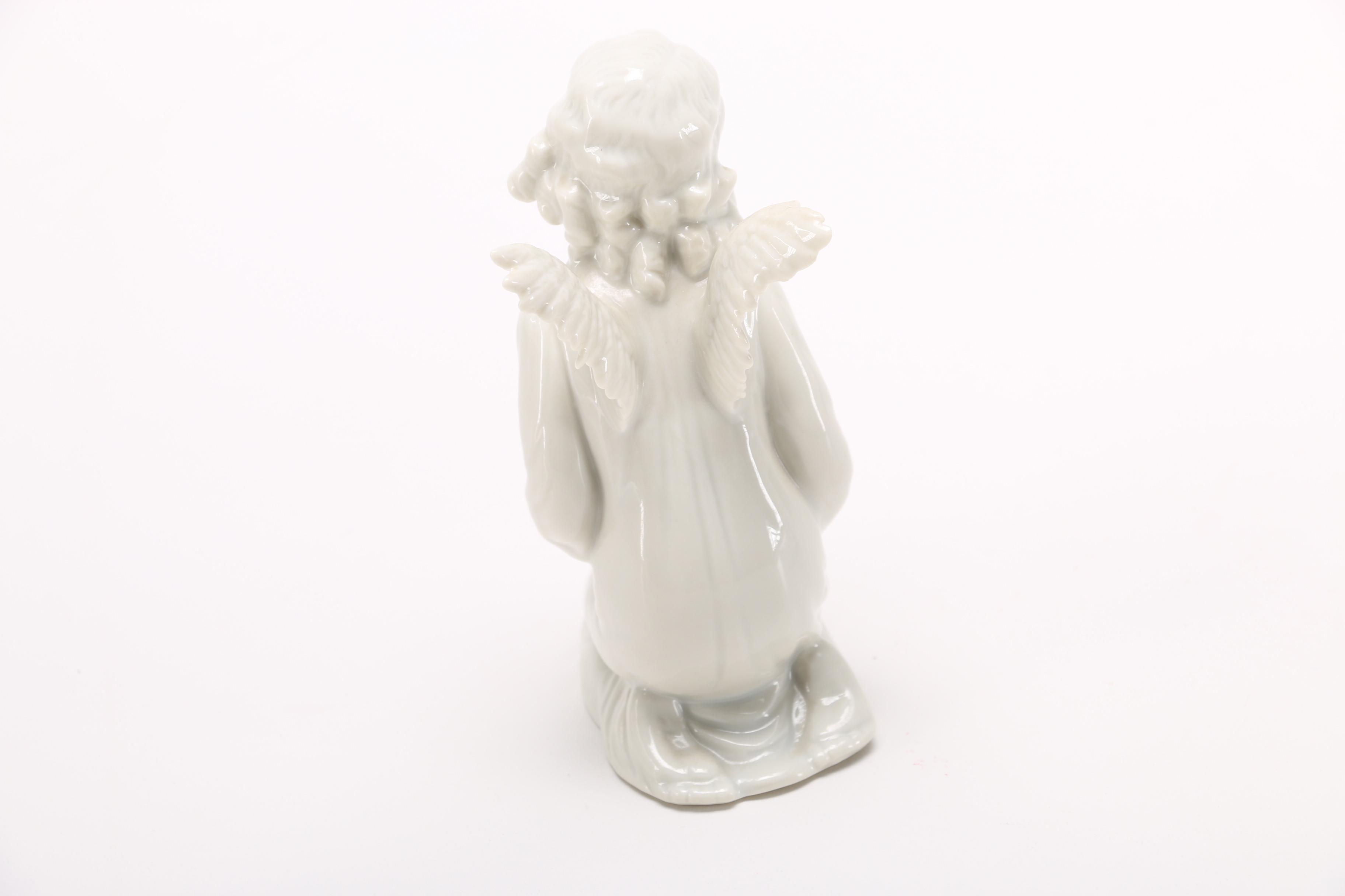 Group of German White Porcelain Angel Figurines