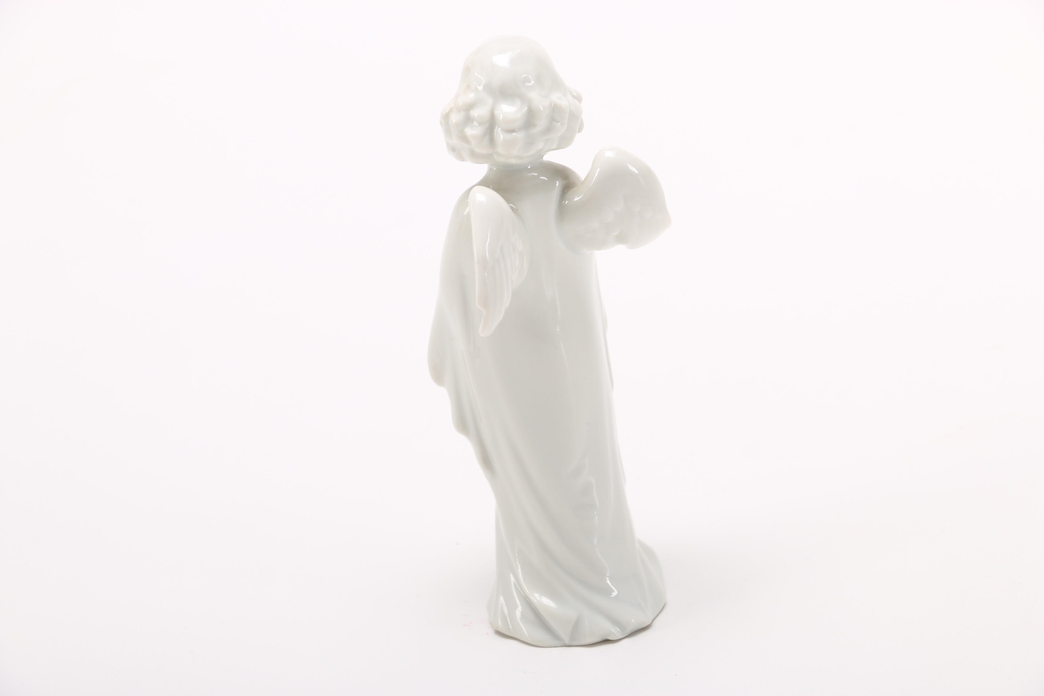 Group of German White Porcelain Angel Figurines