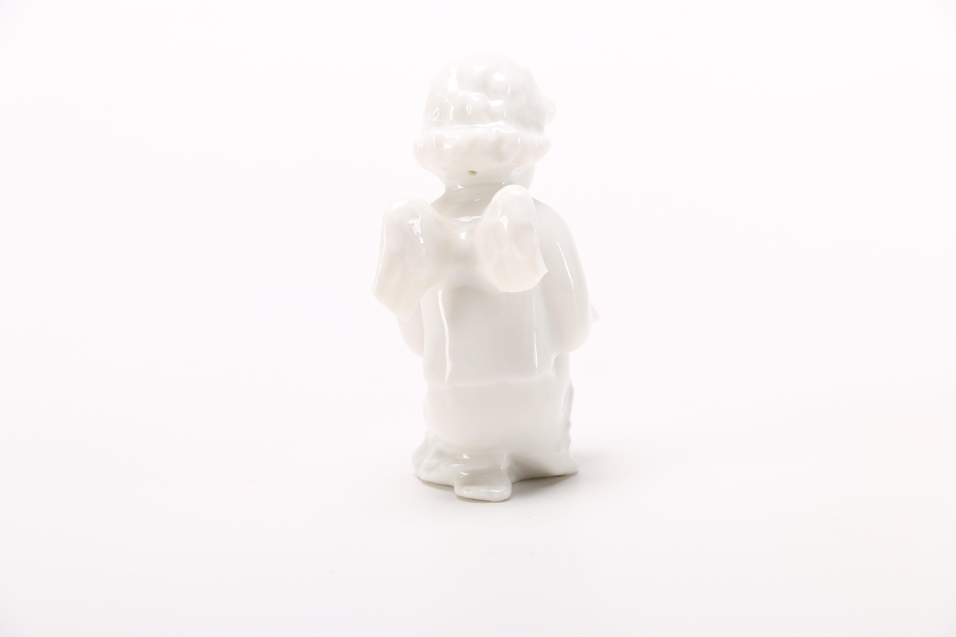 Group of German White Porcelain Angel Figurines
