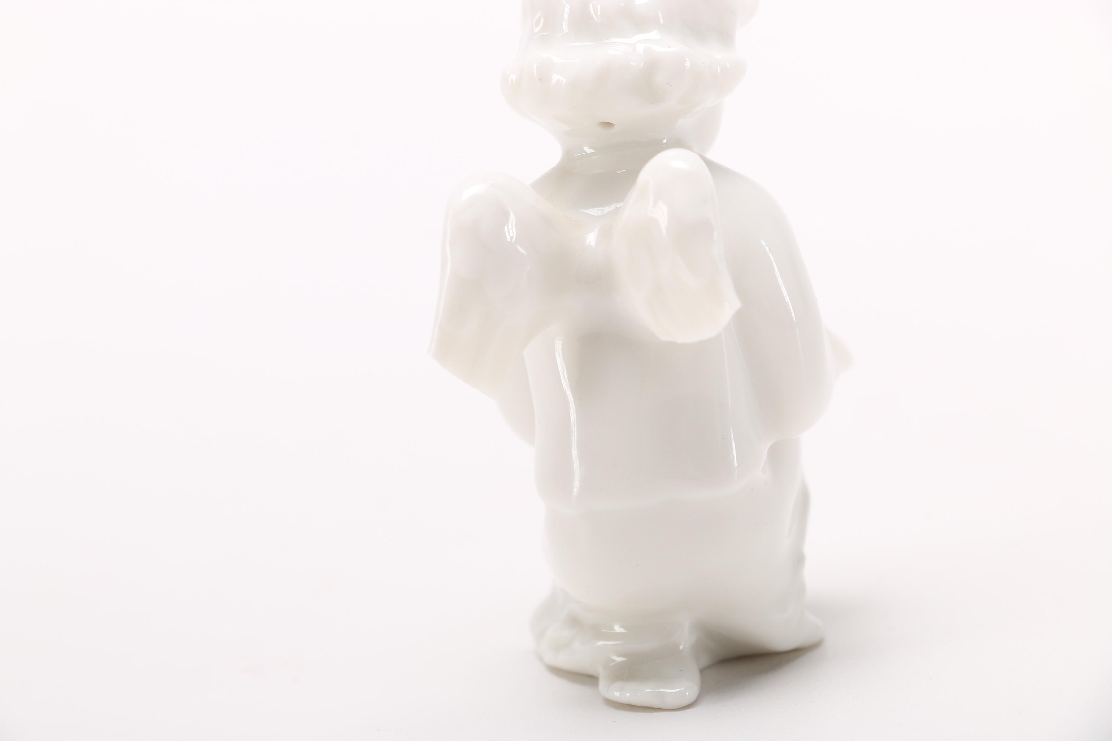 Group of German White Porcelain Angel Figurines