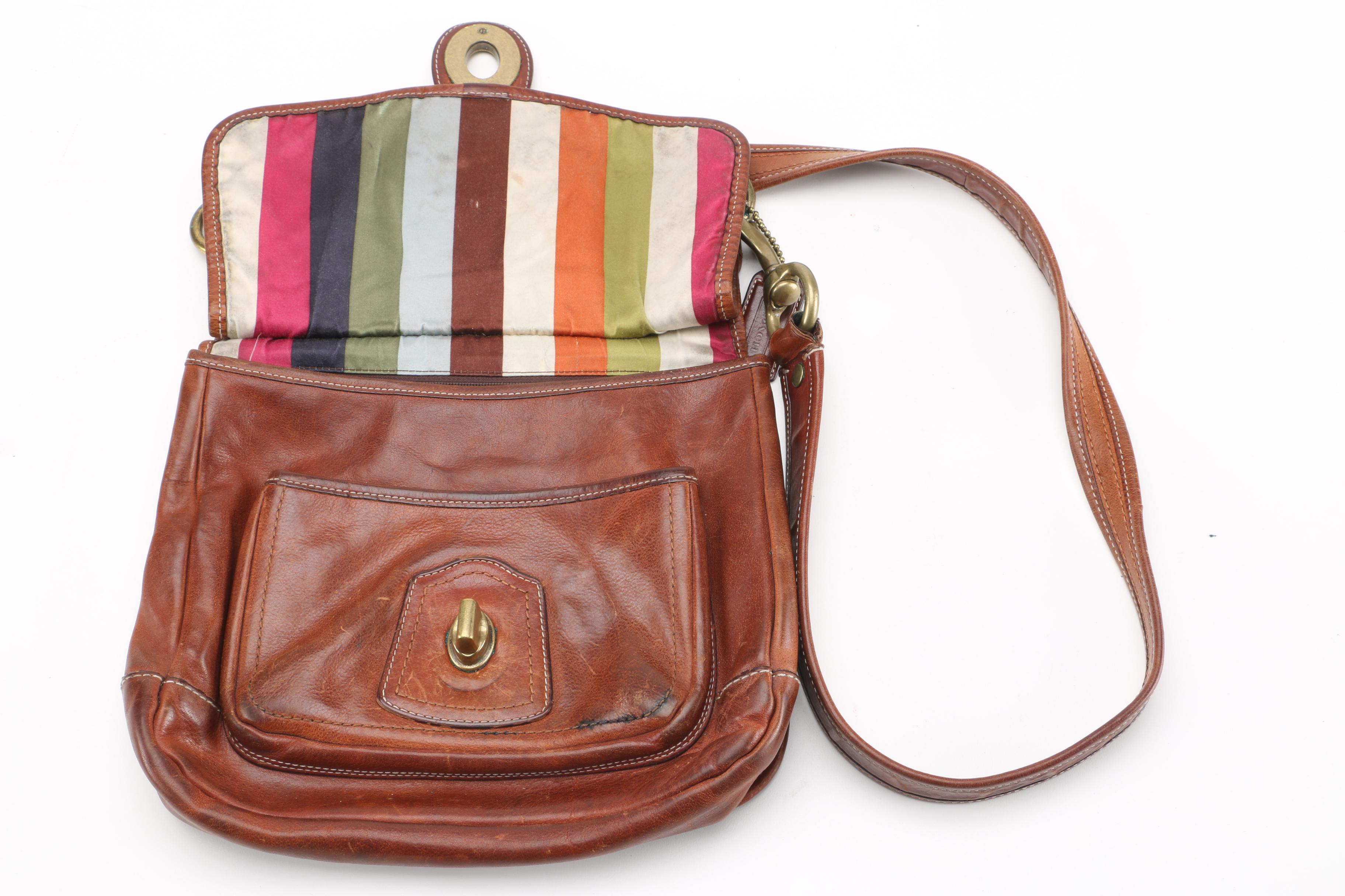 Coach Brown Leather Shoulder Bag