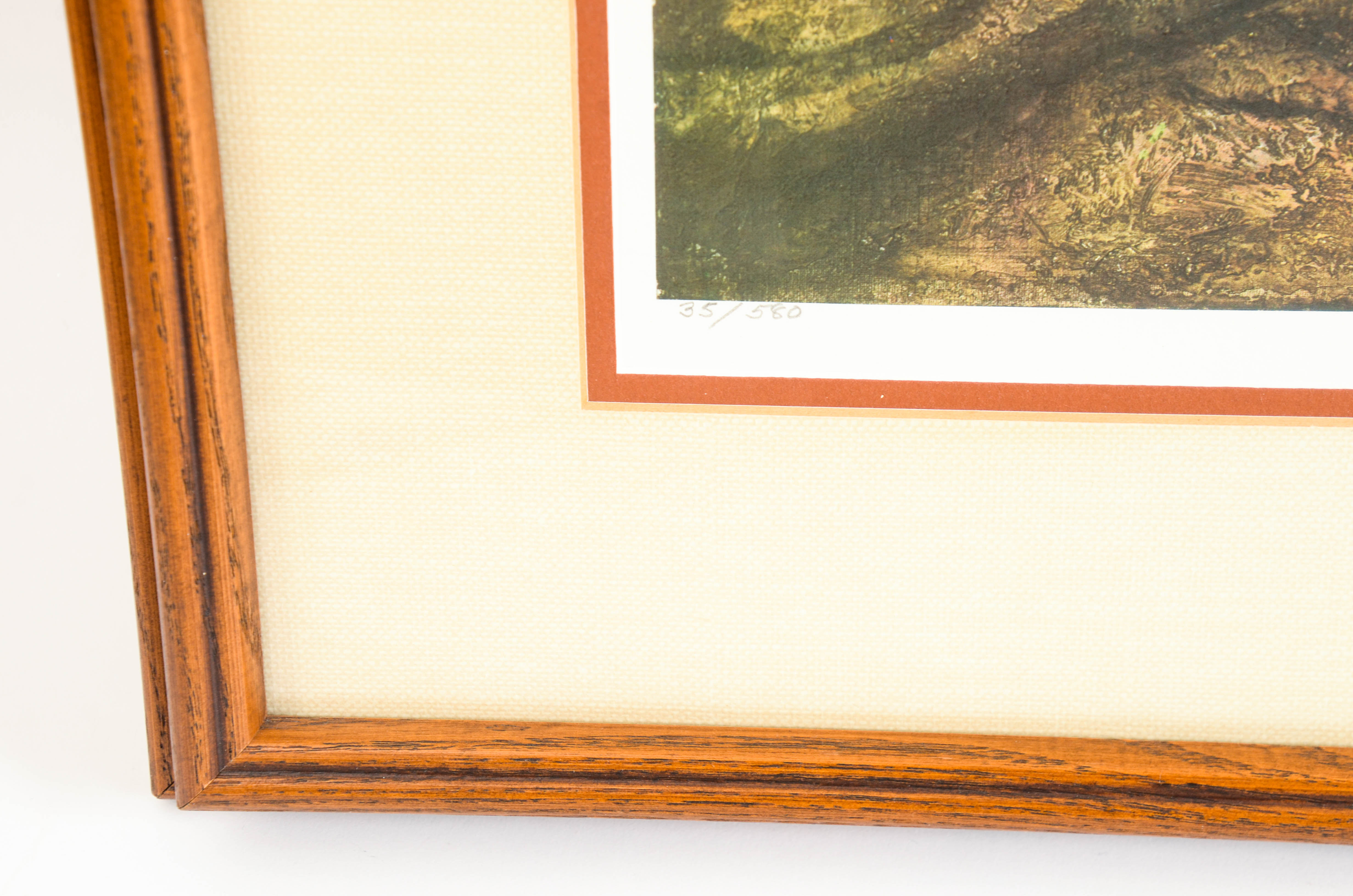 Jim Foote Limited Edition Offset Lithograph of Woodland Scene