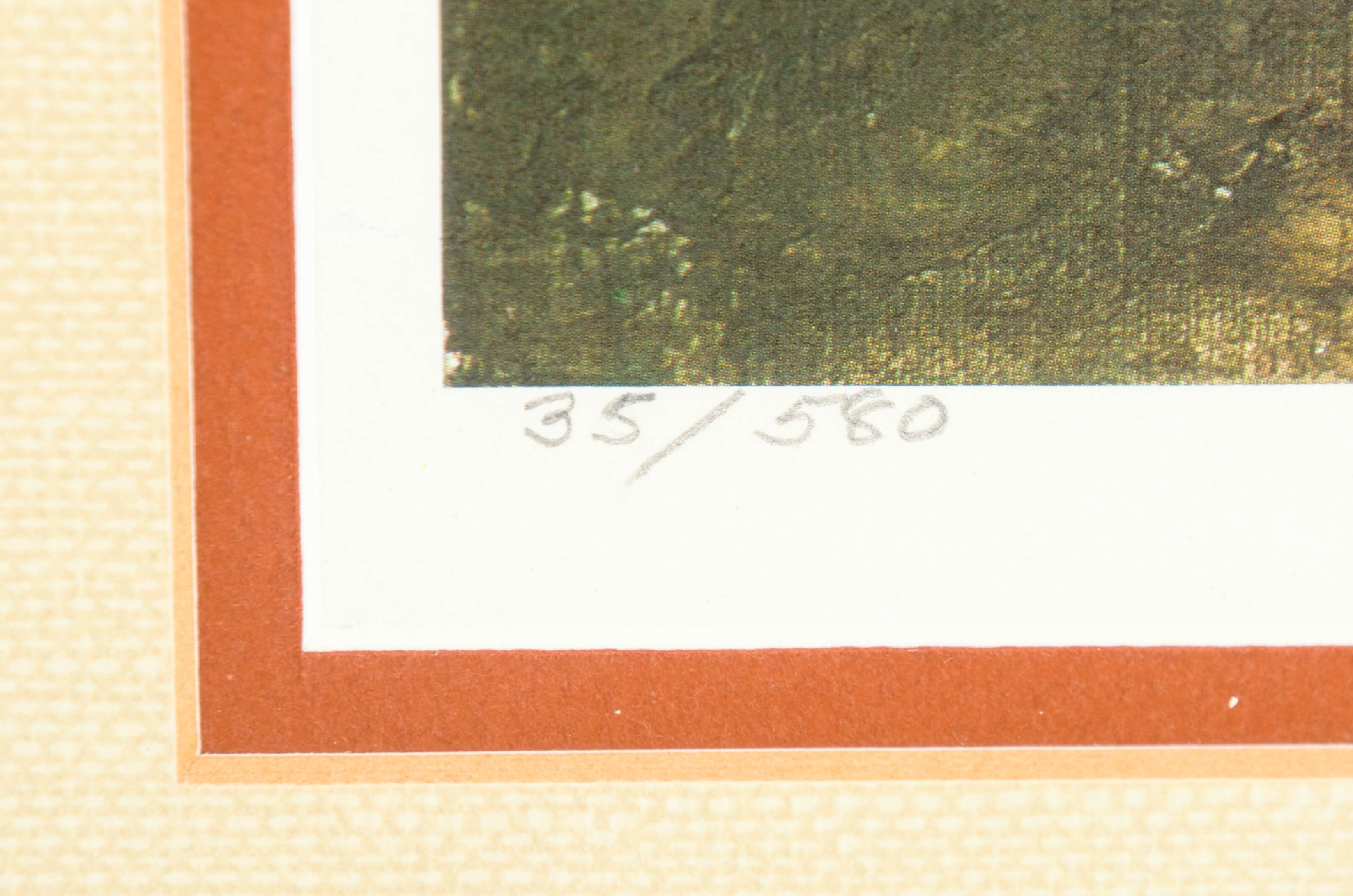 Jim Foote Limited Edition Offset Lithograph of Woodland Scene