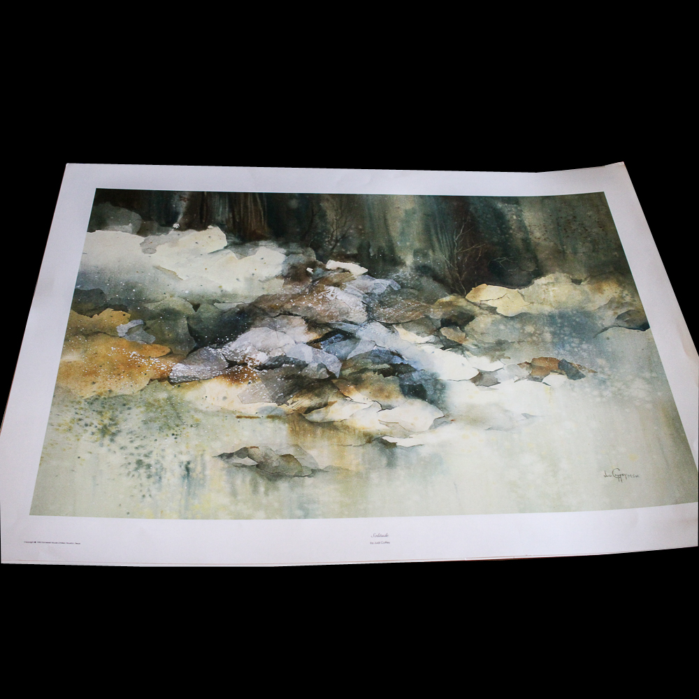 After Judi Coffey Offset Lithograph "Solitude"