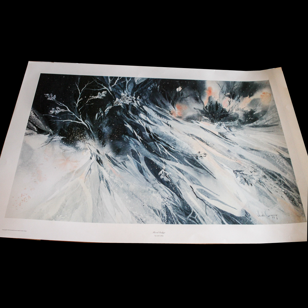 After Judi Coffey Offset Lithograph "Mood Indigo"