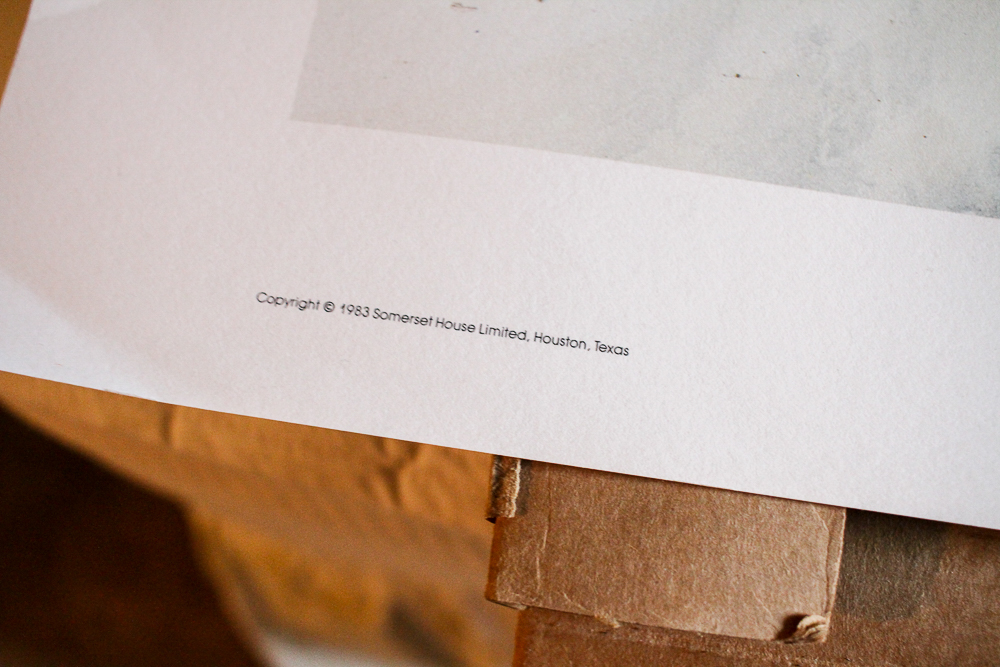 After Judi Coffey Offset Lithograph "Mood Indigo"