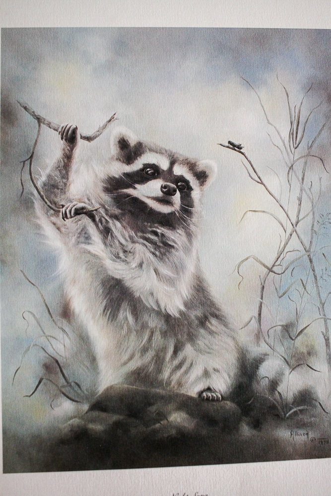 After Betty Allison Offset Lithograph "Night Song"