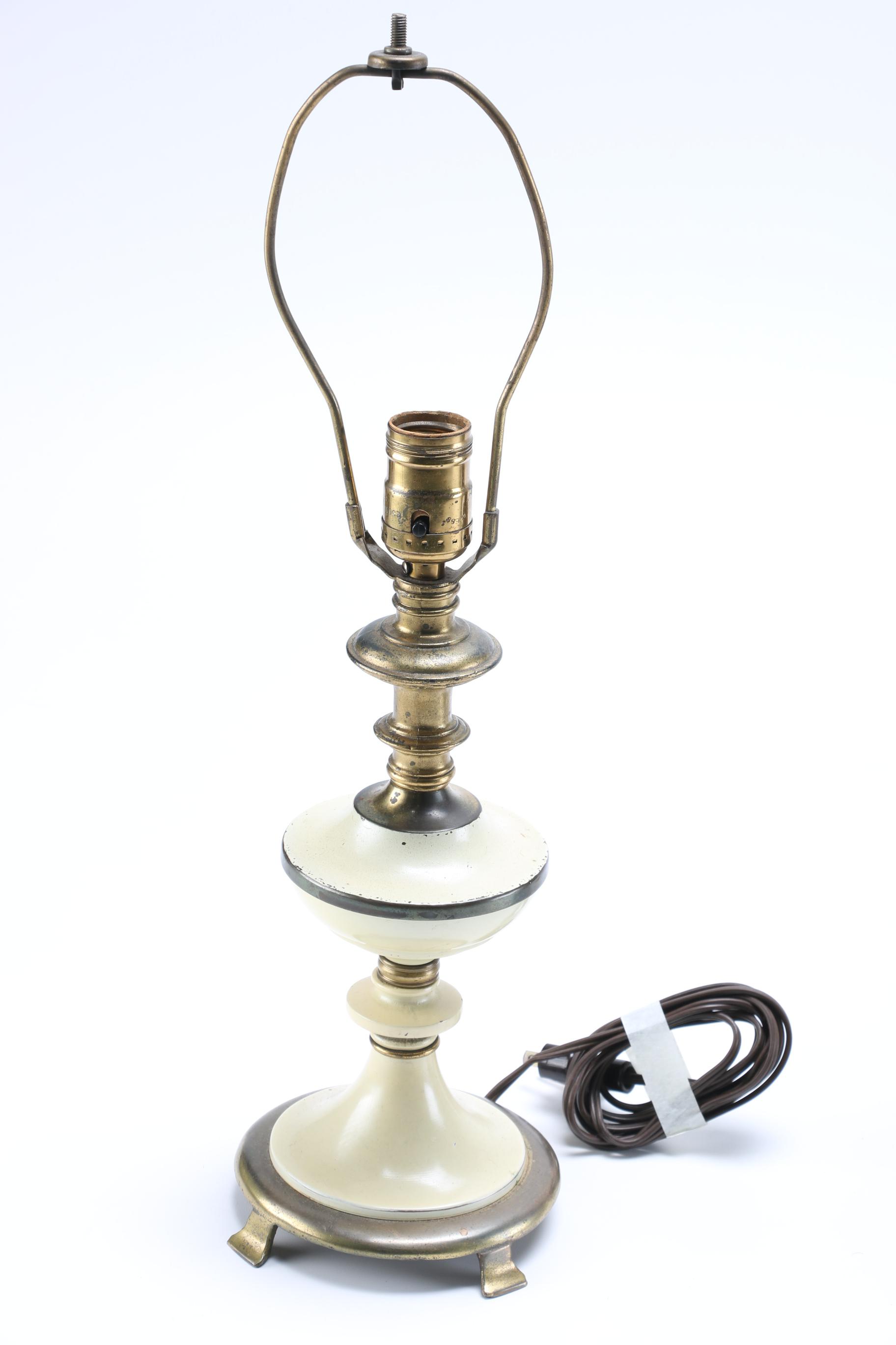 Lamps Including Milk Glass "Hobnail" Lamp