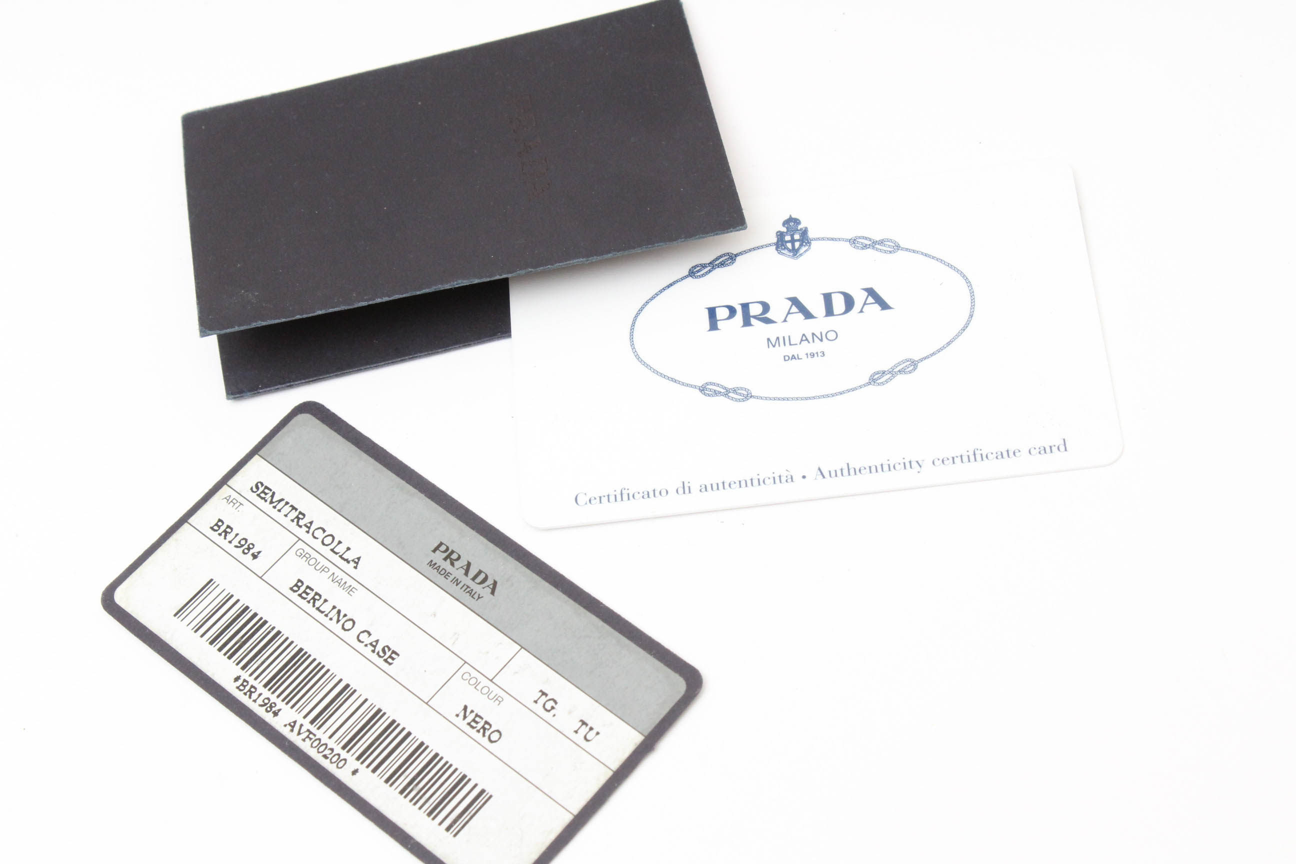 Prada Black Leather Handbag