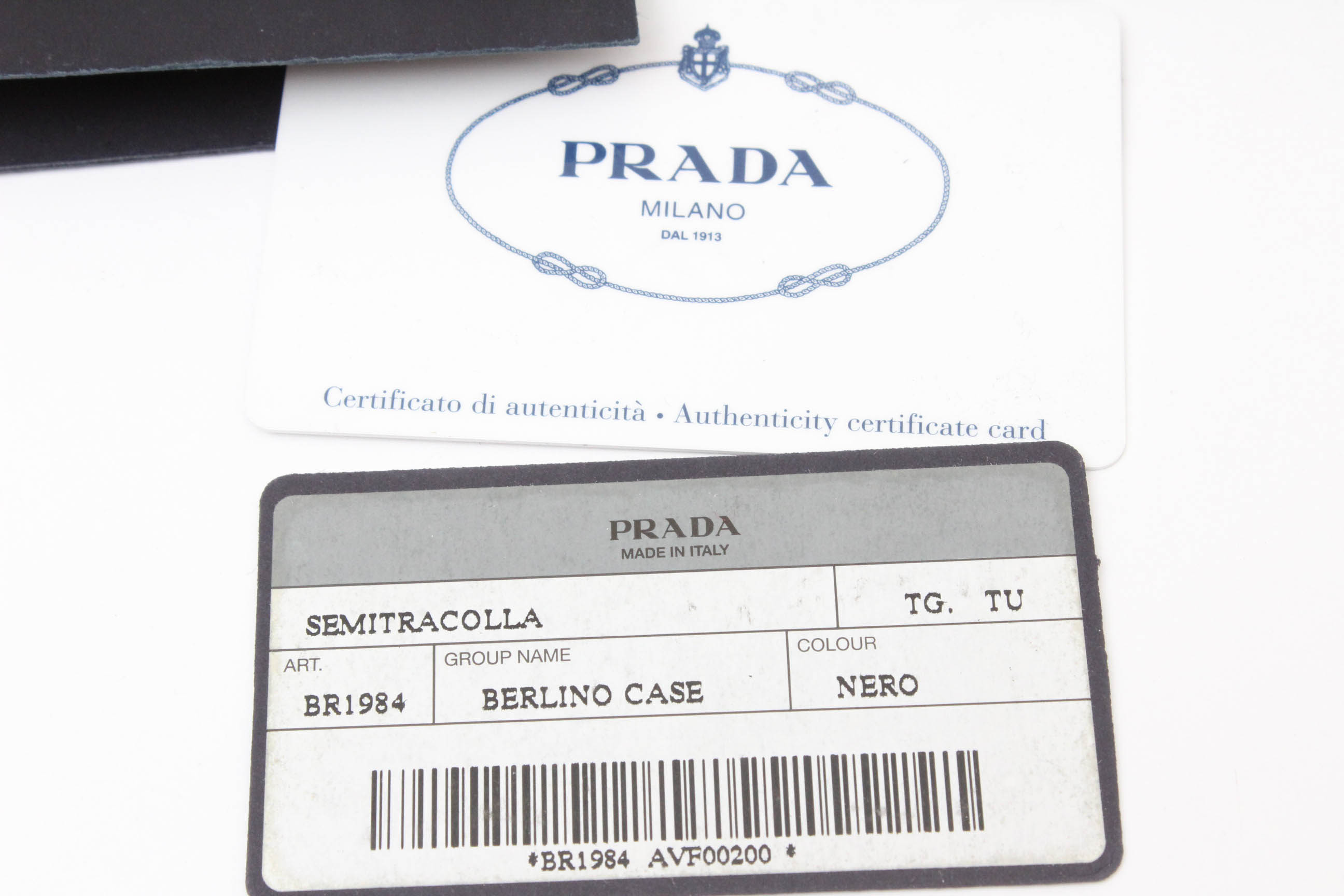 Prada Black Leather Handbag