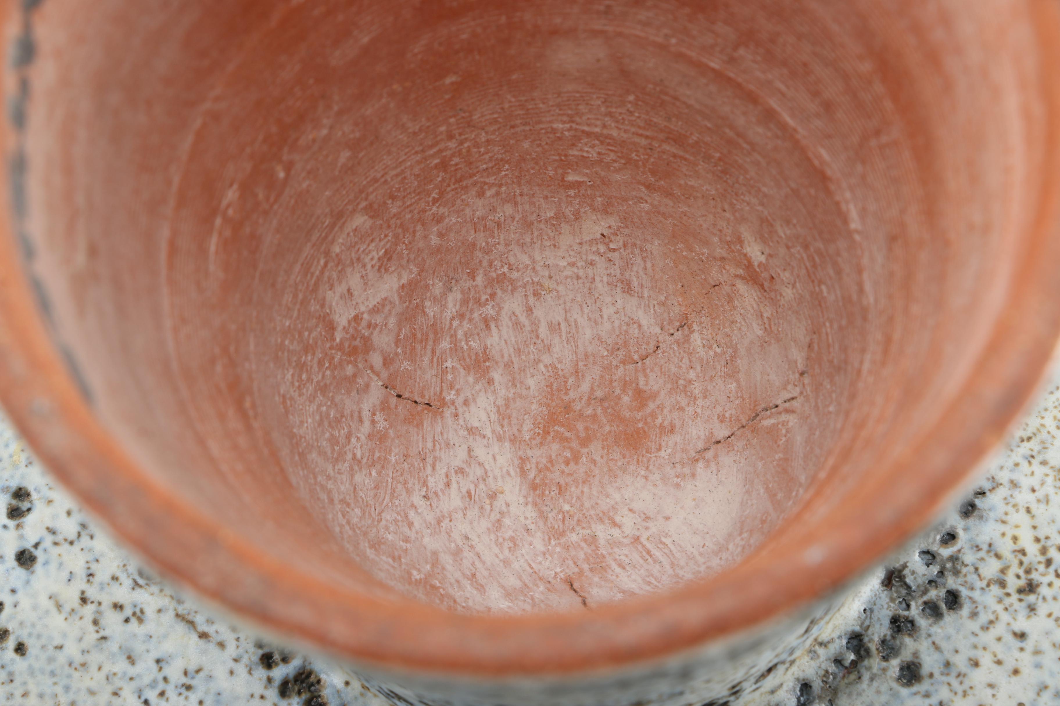 Gertrud and Otto Natzler Glazed Terracotta Compote