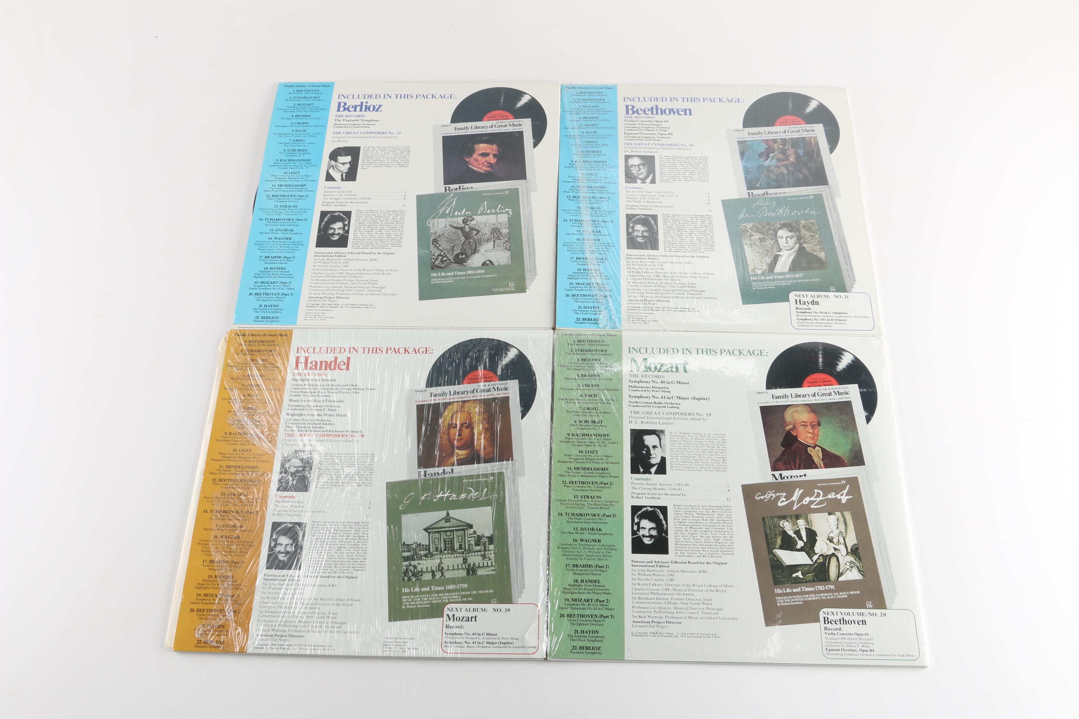 "Family Library of Great Music" Classical Composer Records