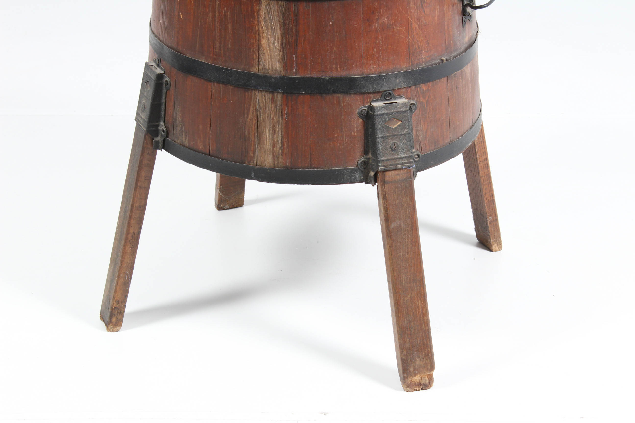 Antique Wooden Wash Tub on Stand