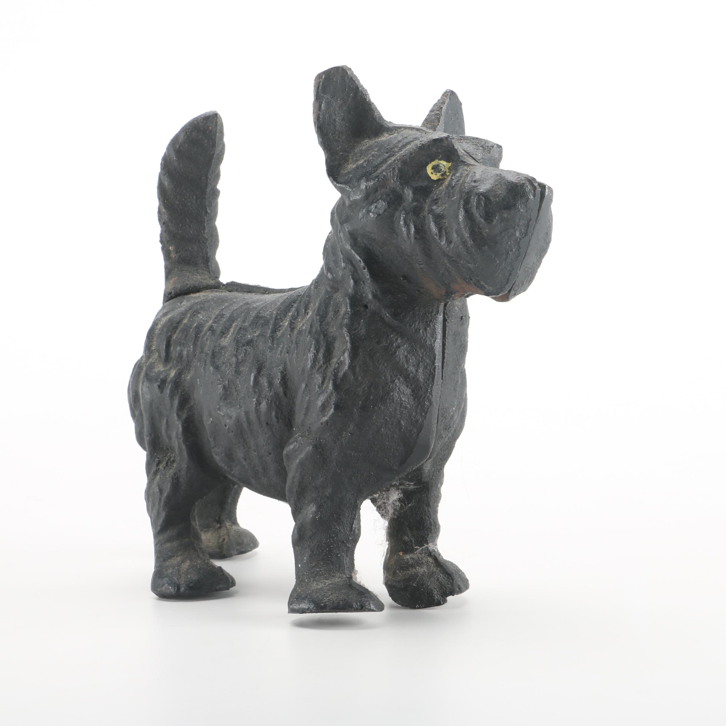 Cast Iron Dog Figurine