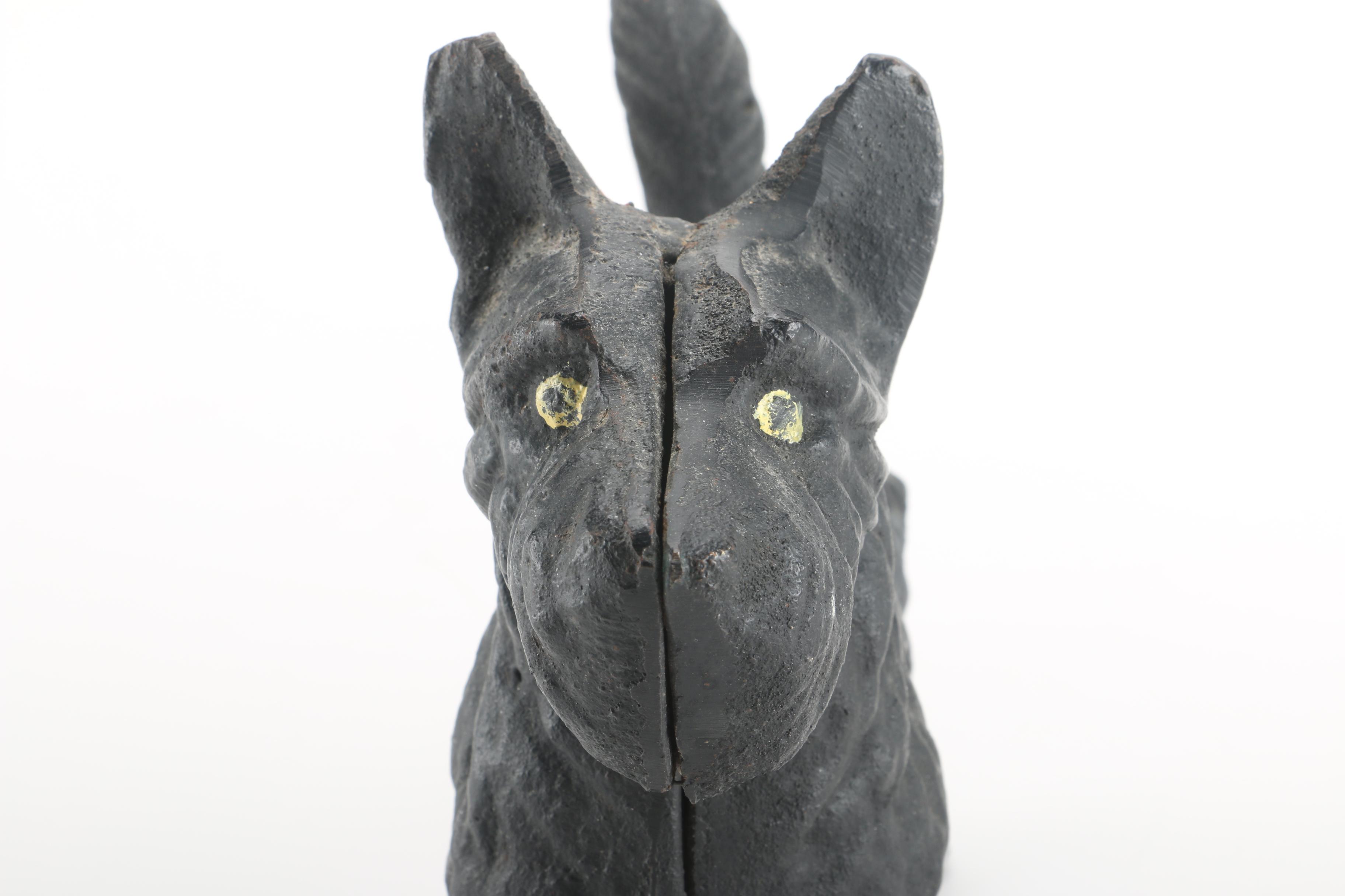 Cast Iron Dog Figurine