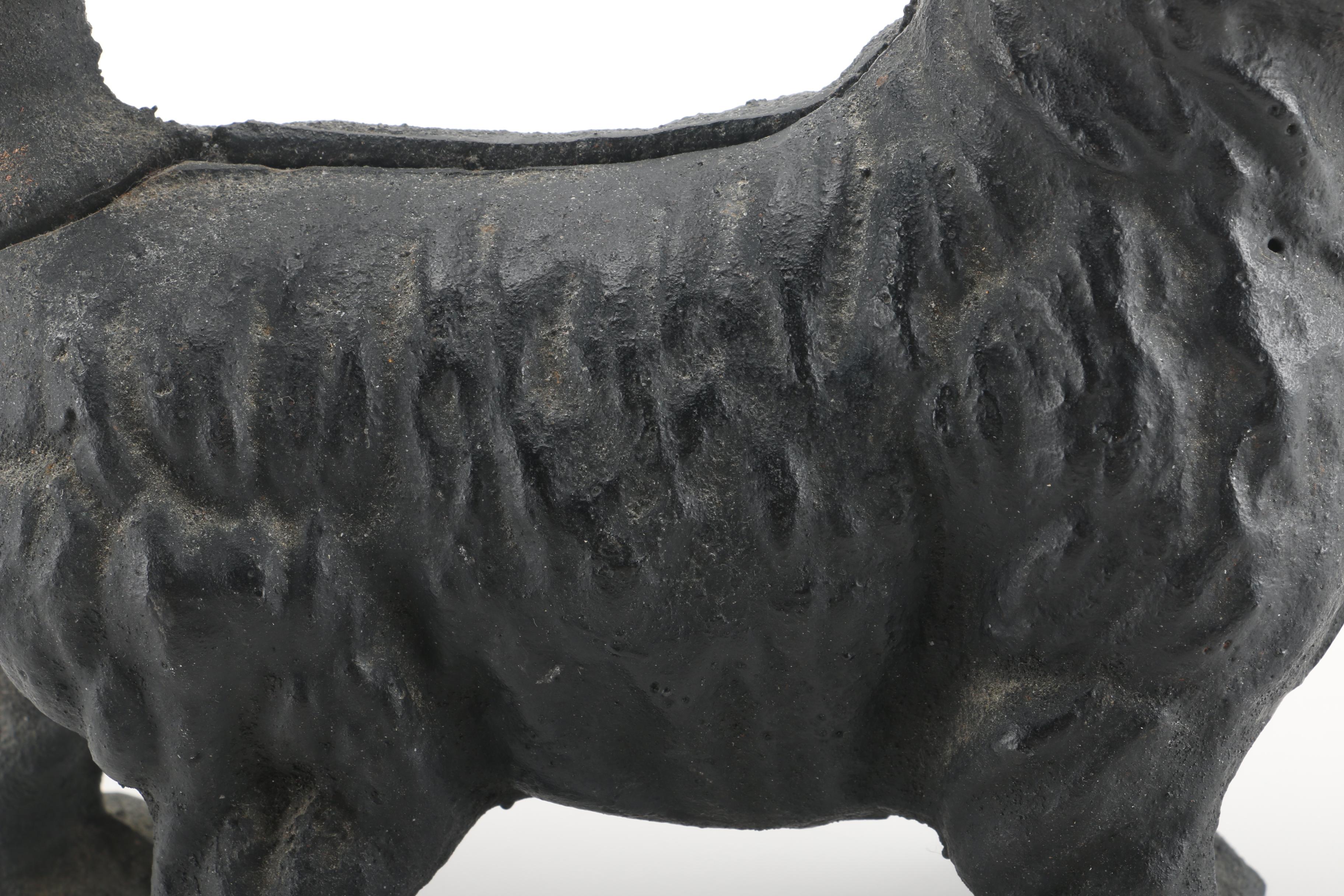 Cast Iron Dog Figurine