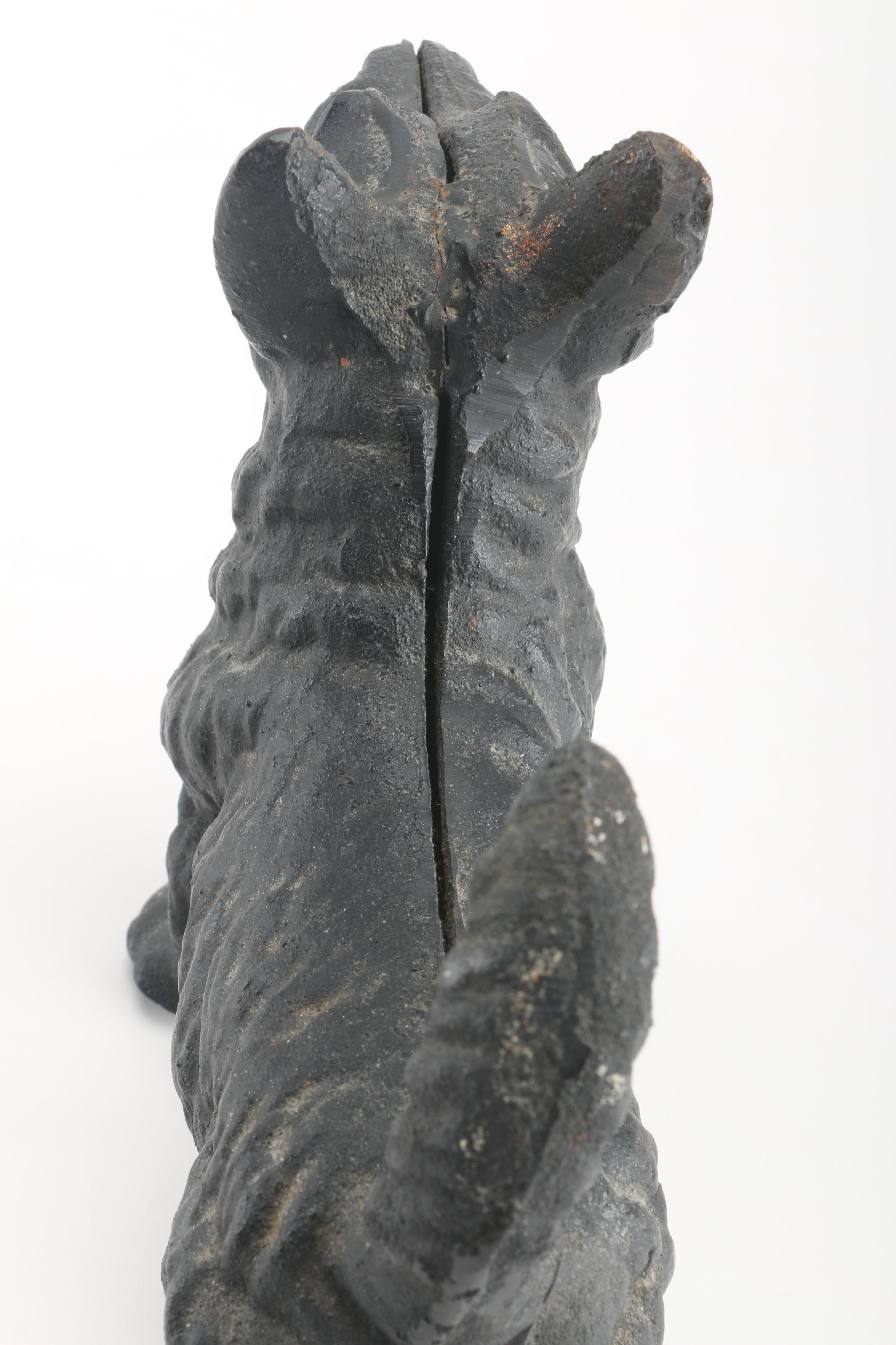 Cast Iron Dog Figurine