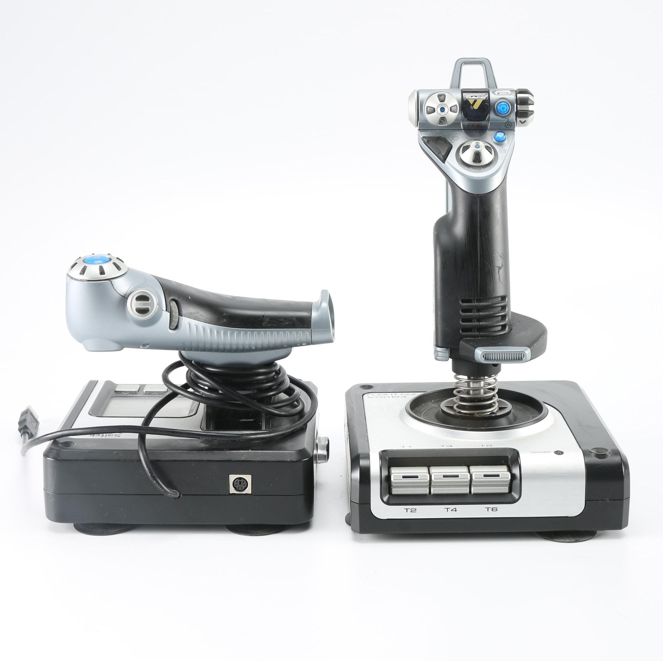Saitek X52 Pro Flight System PC Flight Simulation Joysticks