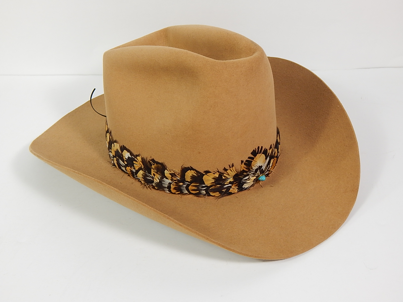 Stetson XXXX "Beaver" Cowboy Hat with Pheasant Band