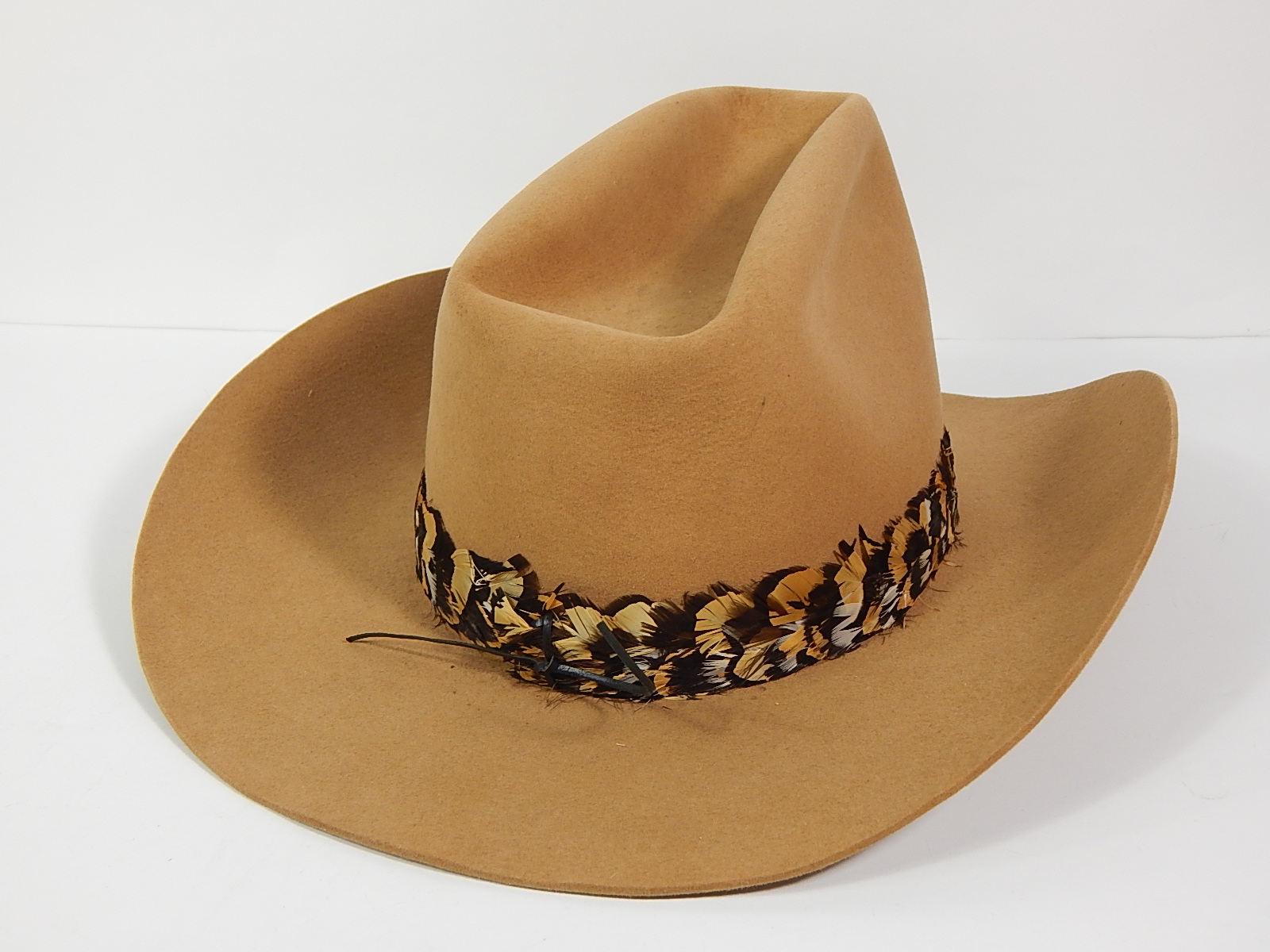 Stetson XXXX "Beaver" Cowboy Hat with Pheasant Band