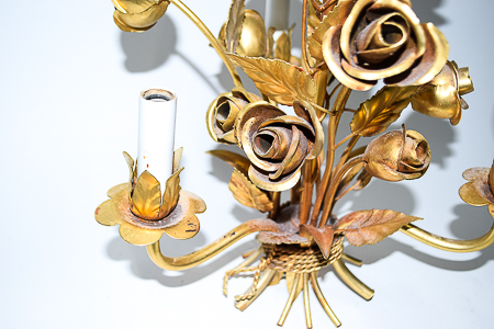 Italian Tole Chandelier