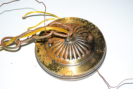 Italian Tole Chandelier