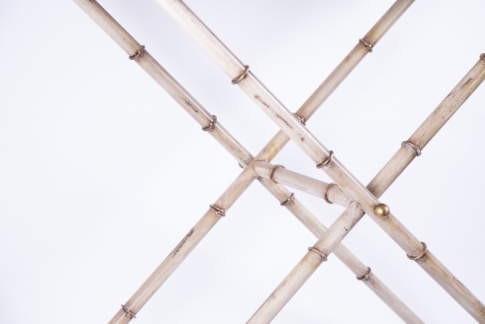 Bamboo Style Butlers Tray With Removable Rack